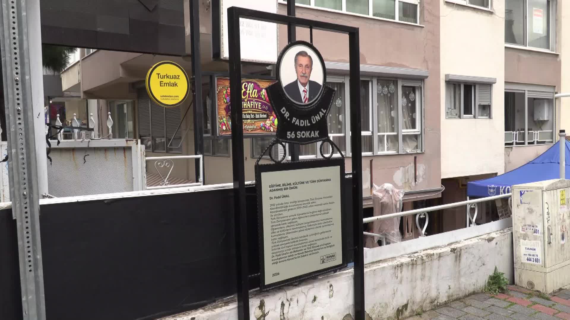 Konak Belediyesi'nden vefa örneği: Dr. Fadıl Ünal’ın adı, Güzelyalı’da ölümsüzleşti