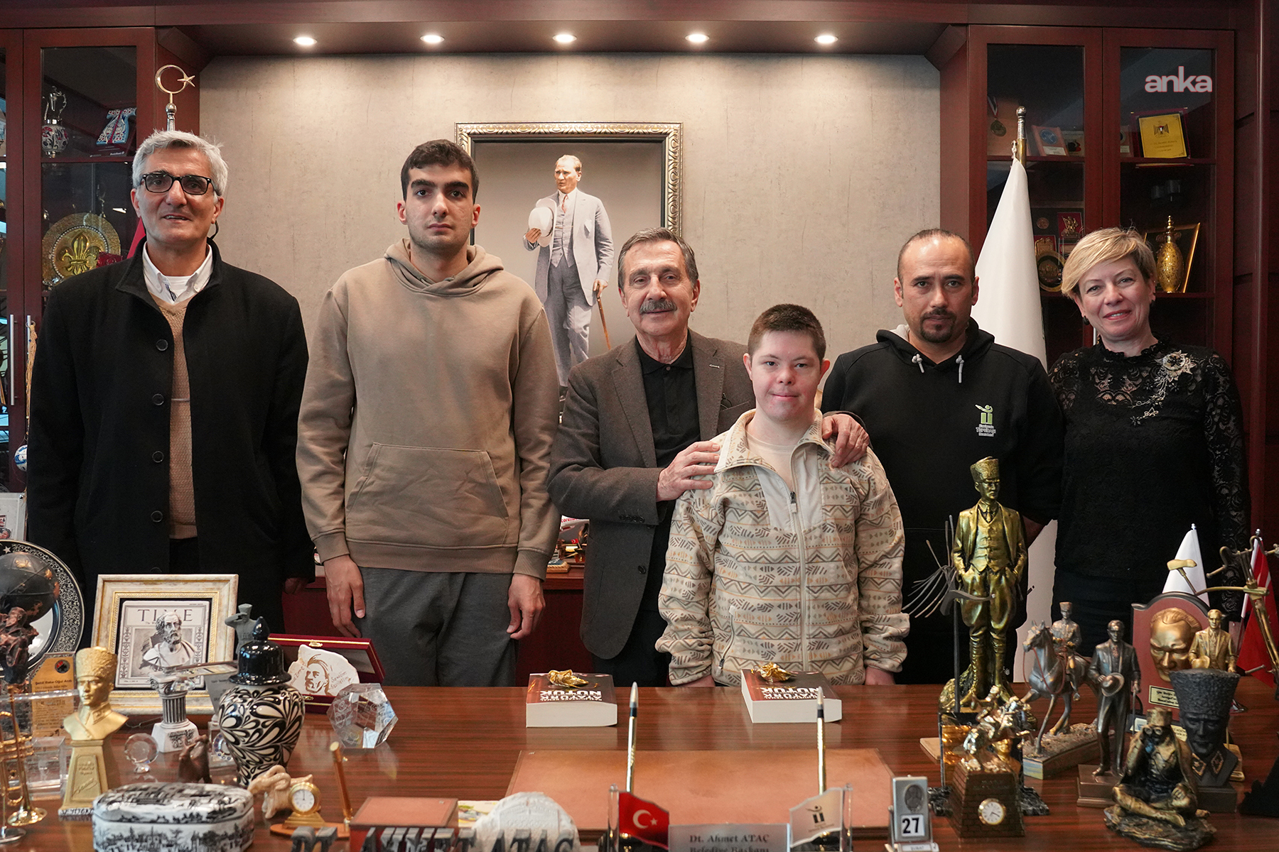 Tepebaşı Belediye Başkanı Ataç, özel sporcular Göktan Işın ve Bedri Doğan ile bir araya geldi
