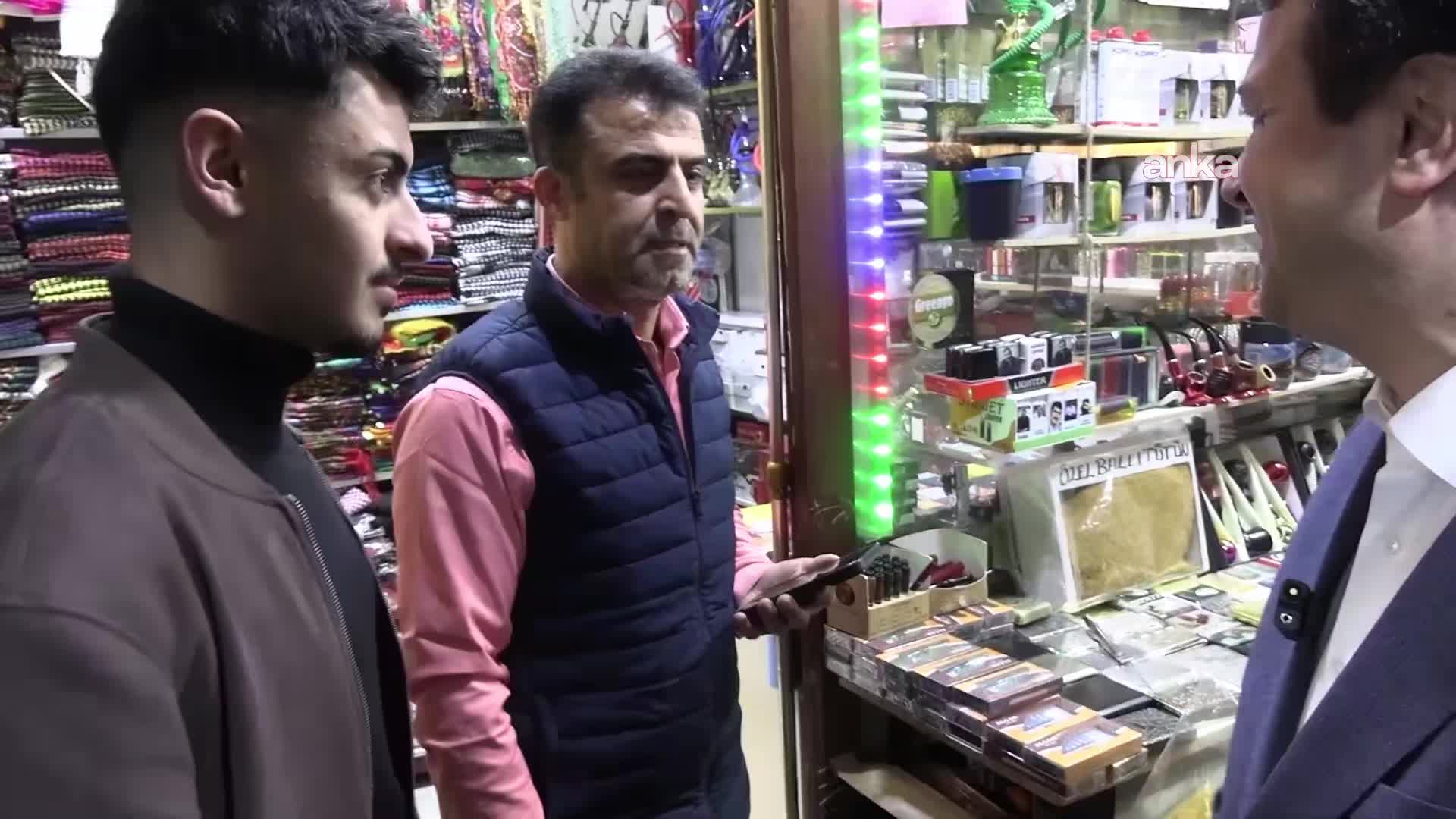 Mahmut Arıkan’ın Diyarbakır ziyaretinde esnaf dert yandı: "Ben kendi çocuğumun geleceğini göremiyorum"