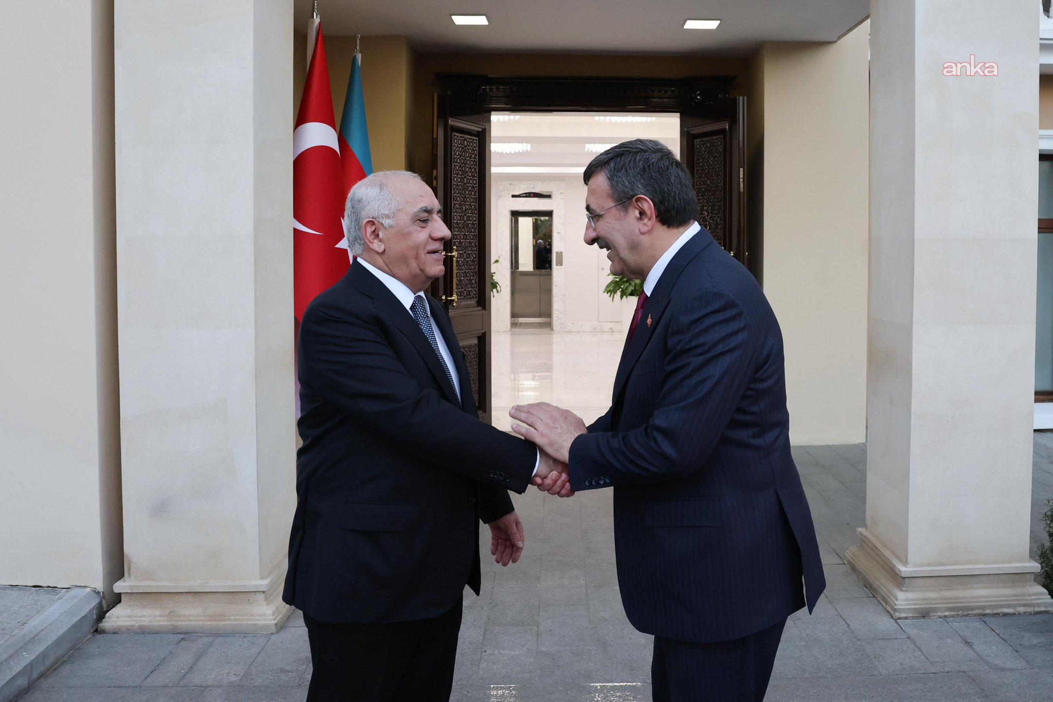 Cumhurbaşkanı Yardımcısı Yılmaz: Bakü temaslarımızı ikili görüşmelerle tamamladık