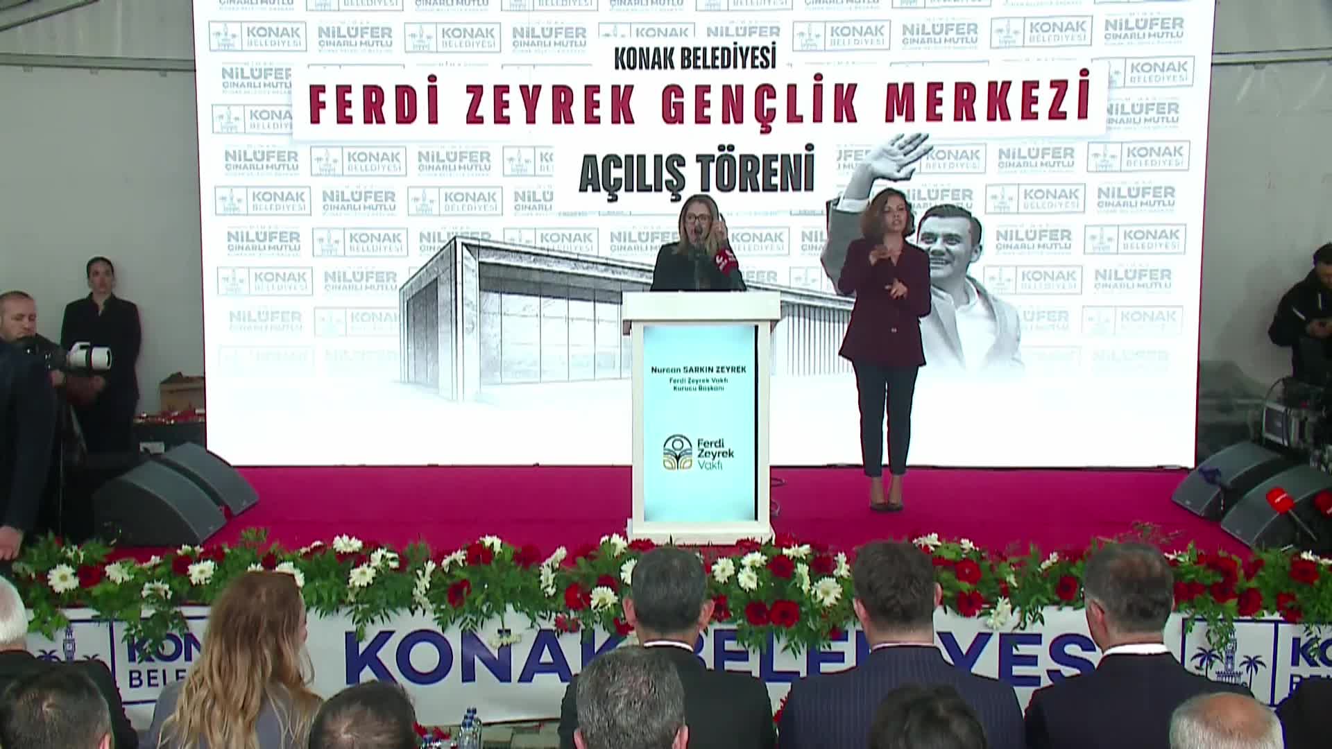 Ferdi Zeyrek Gençlik Merkezi açılış töreni... Nurcan Zeyrek: Ferdi’nin de hep istediği gibi burada umut hiç bitmeyecek