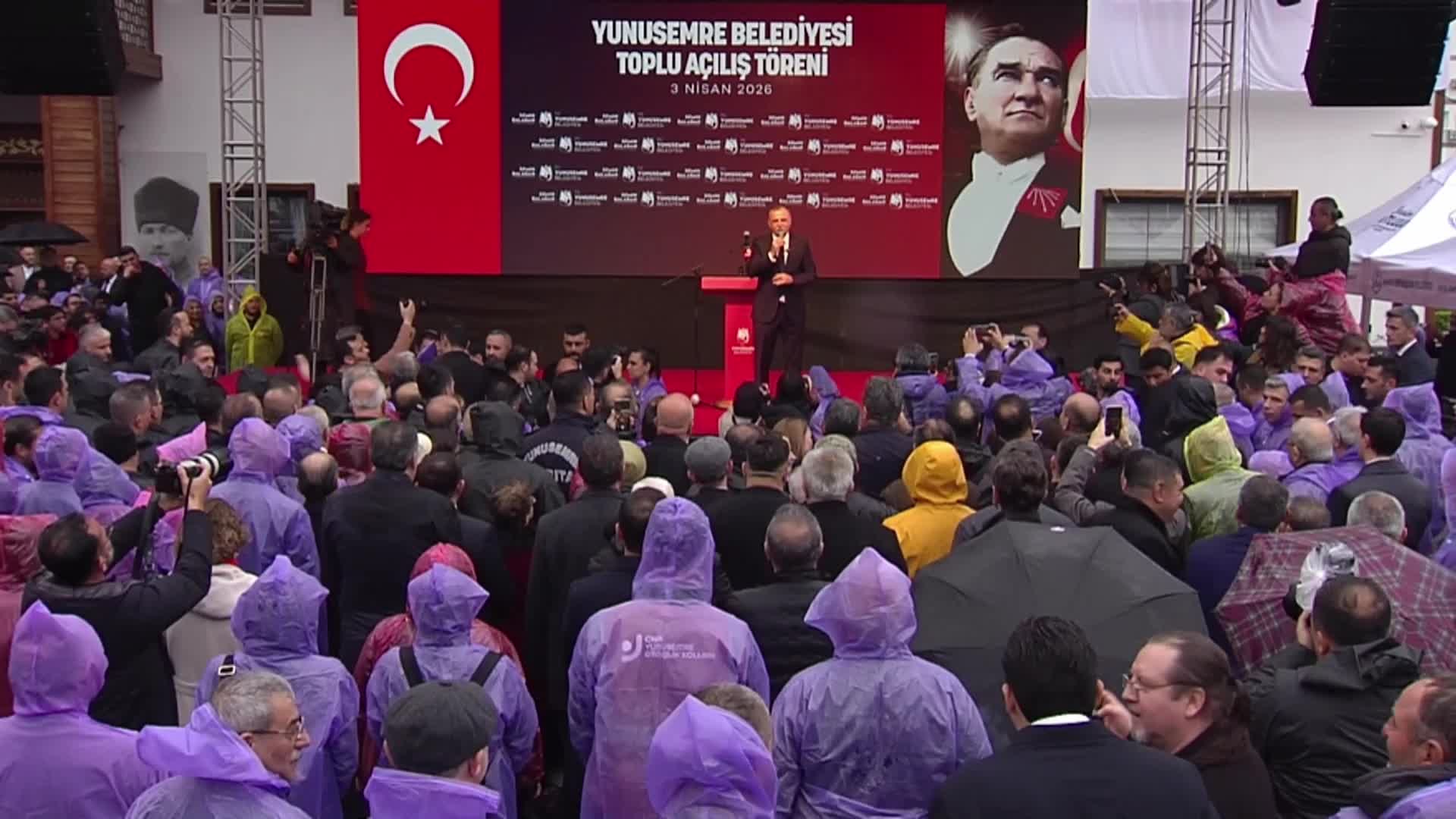 Yunusemre Belediyesi toplu açılış töreni... Semih Balaban: Mazeret üretmedik, bahane üretmedik, güzel işler yaptık