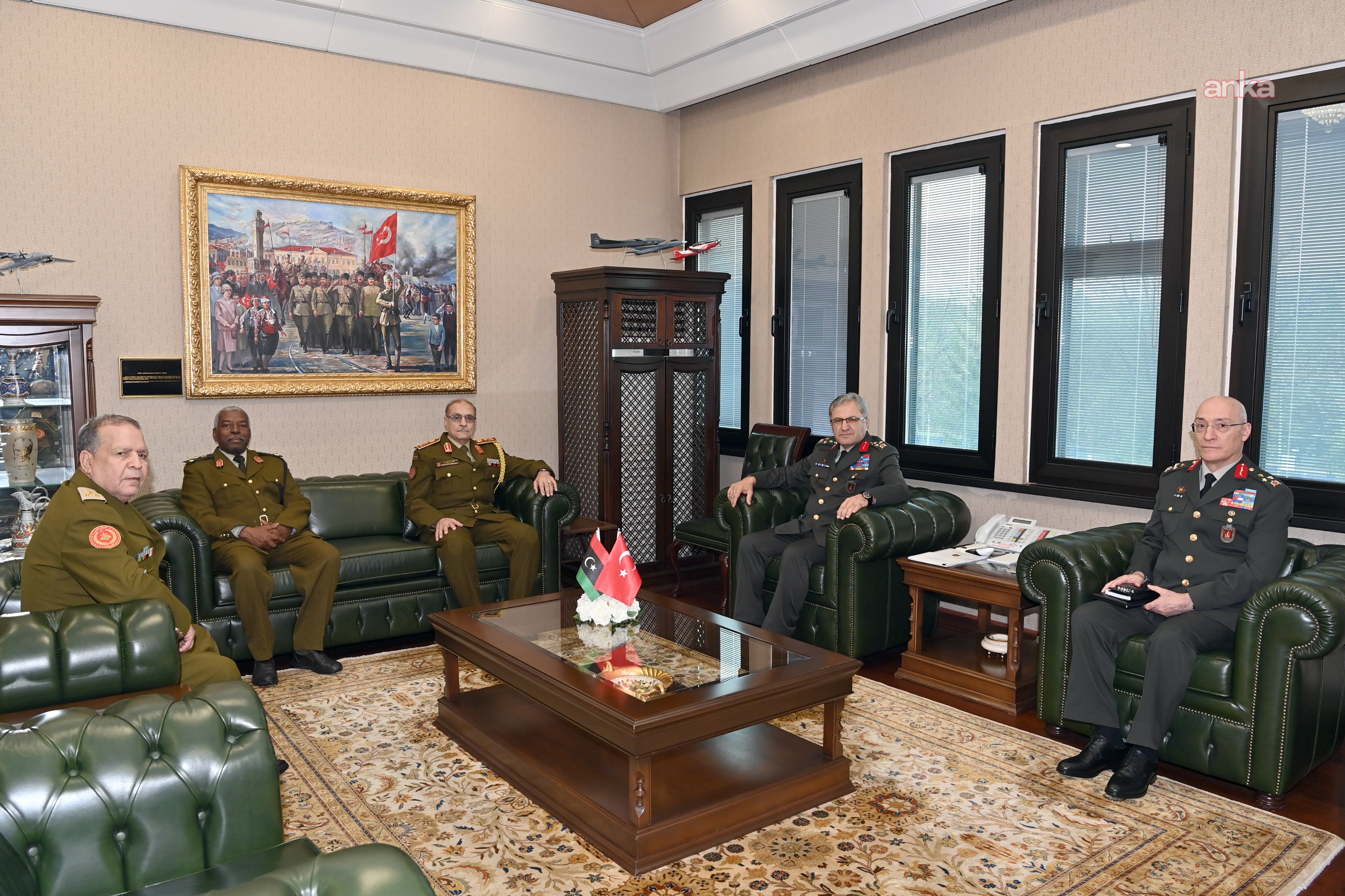 Libya Kara Kuvvetleri Komutanı, Orgeneral Tokel'i ziyaret etti