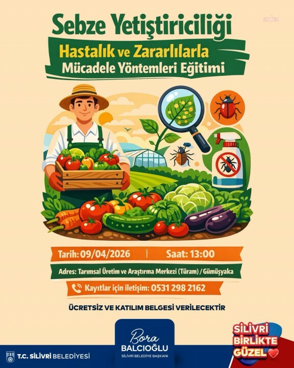 Silivri Belediyesi’nden üreticilere ücretsiz eğitim programı