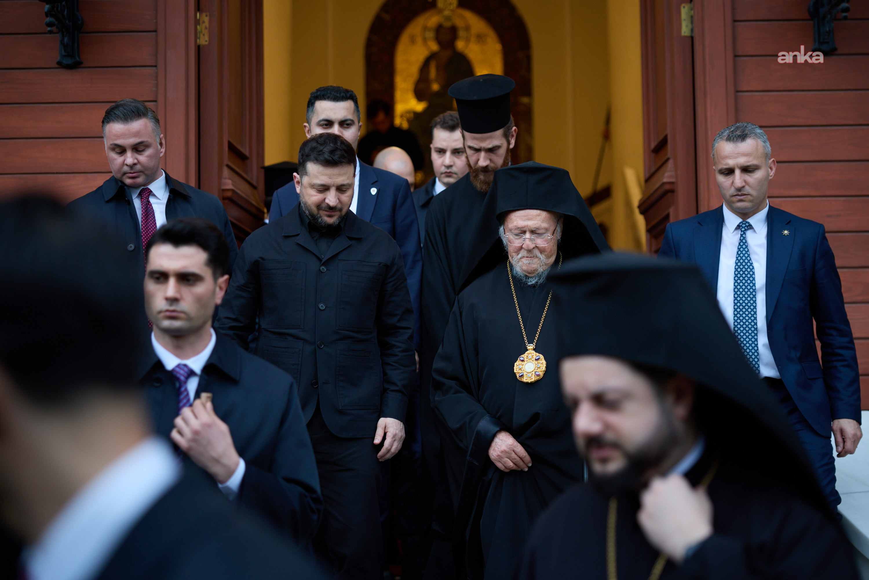 Ukrayna Devlet Başkanı Zelenskiy, Fener Rum Ortodoks Patrikhanesi’ni ziyaret etti