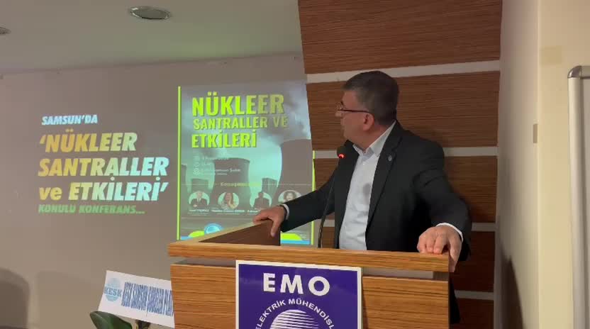EMO Samsun Şube Başkanı Korkmaz: " Tüm dünyayı nükleer kumara son vermeye çağırıyoruz"