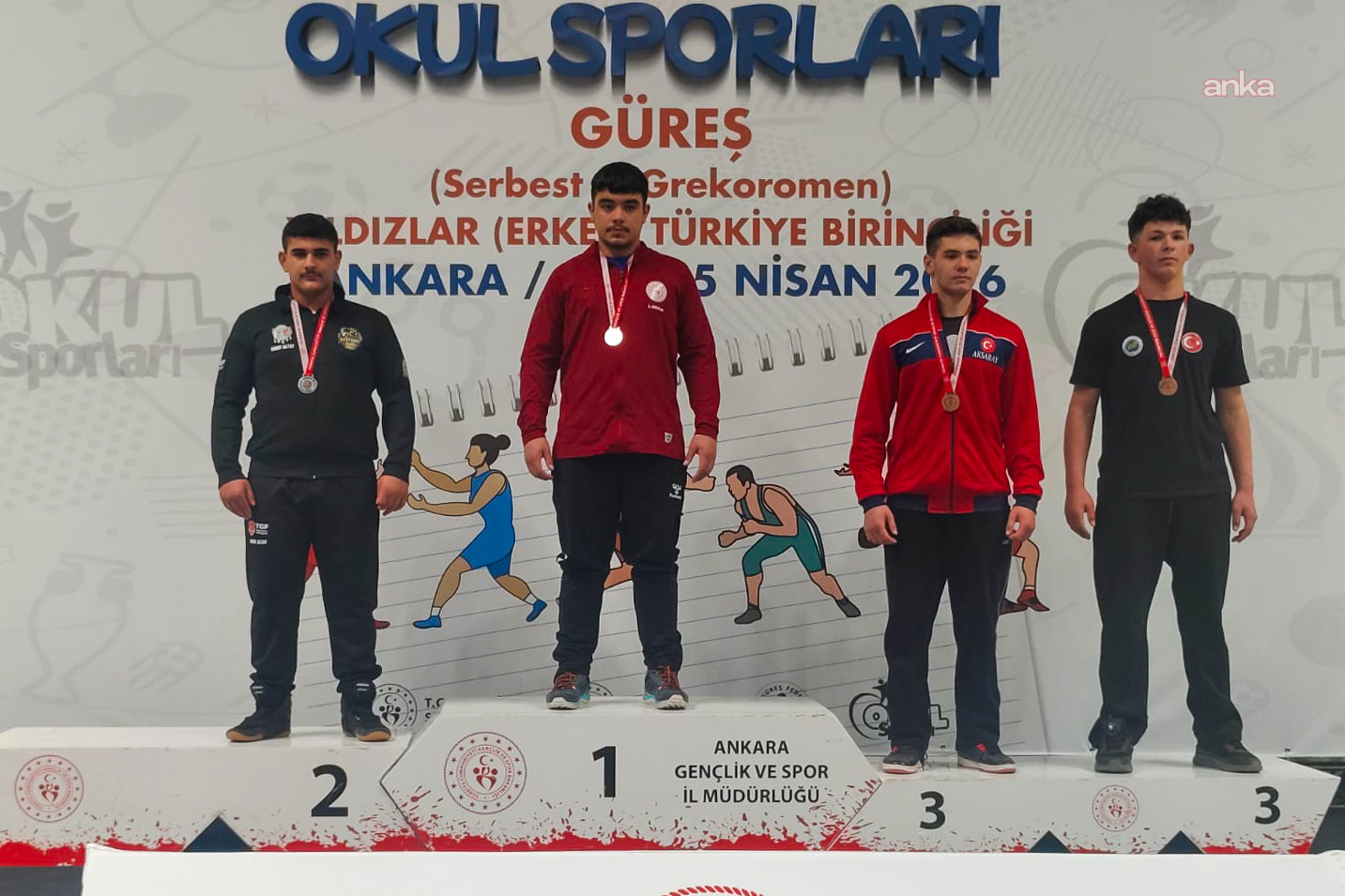 Manavgat Belediyesi Güreş Kulübü sporcusu Altay'dan Türkiye ikinciliği