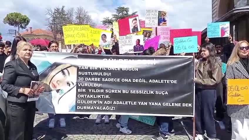 Edirne’de Gülden Coni için adalet yürüyüşü: "Mezarına gidip ona ‘Güldenim rahat uyu, adalet yerini buldu' demek isterdim"