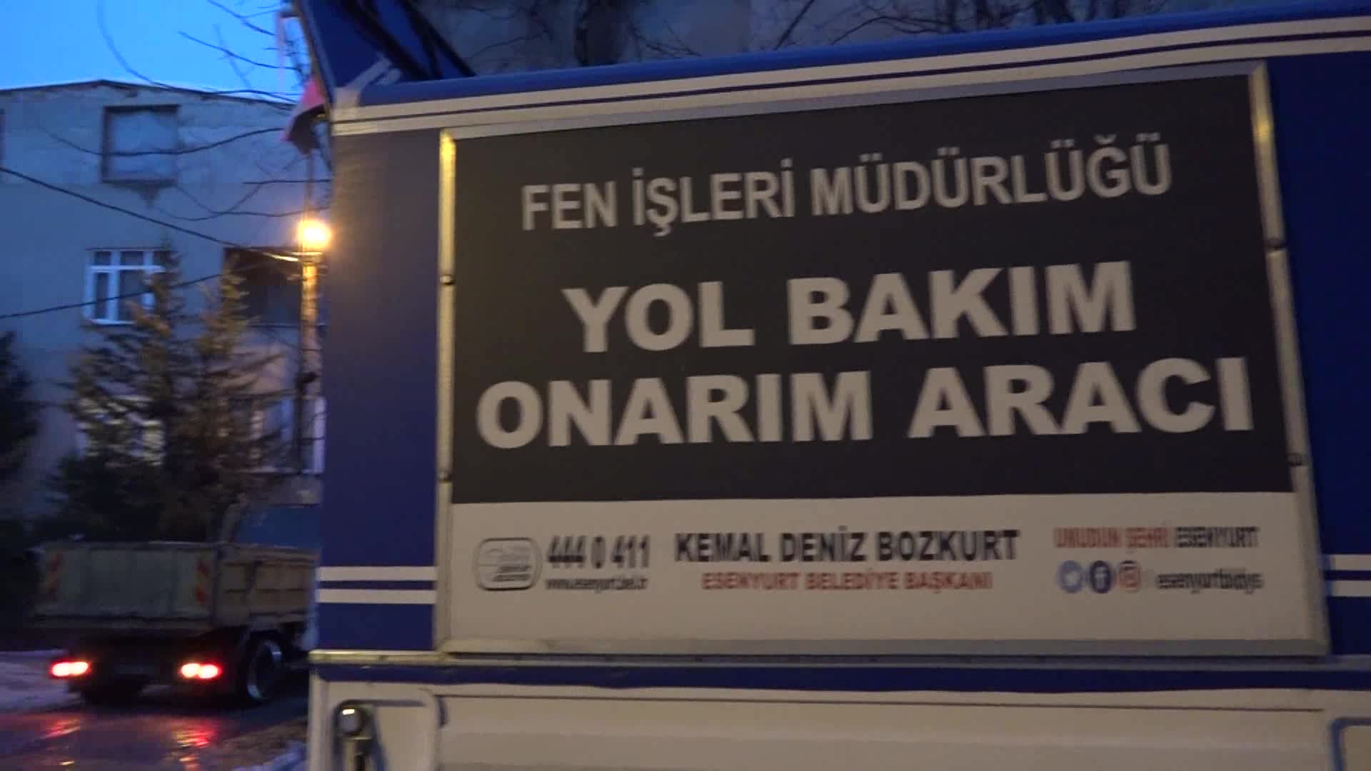ESENYURT BELEDİYESİ KIŞLA MÜCADELE EKİPLERİ ÇALIŞMALARINA DEVAM EDİYOR