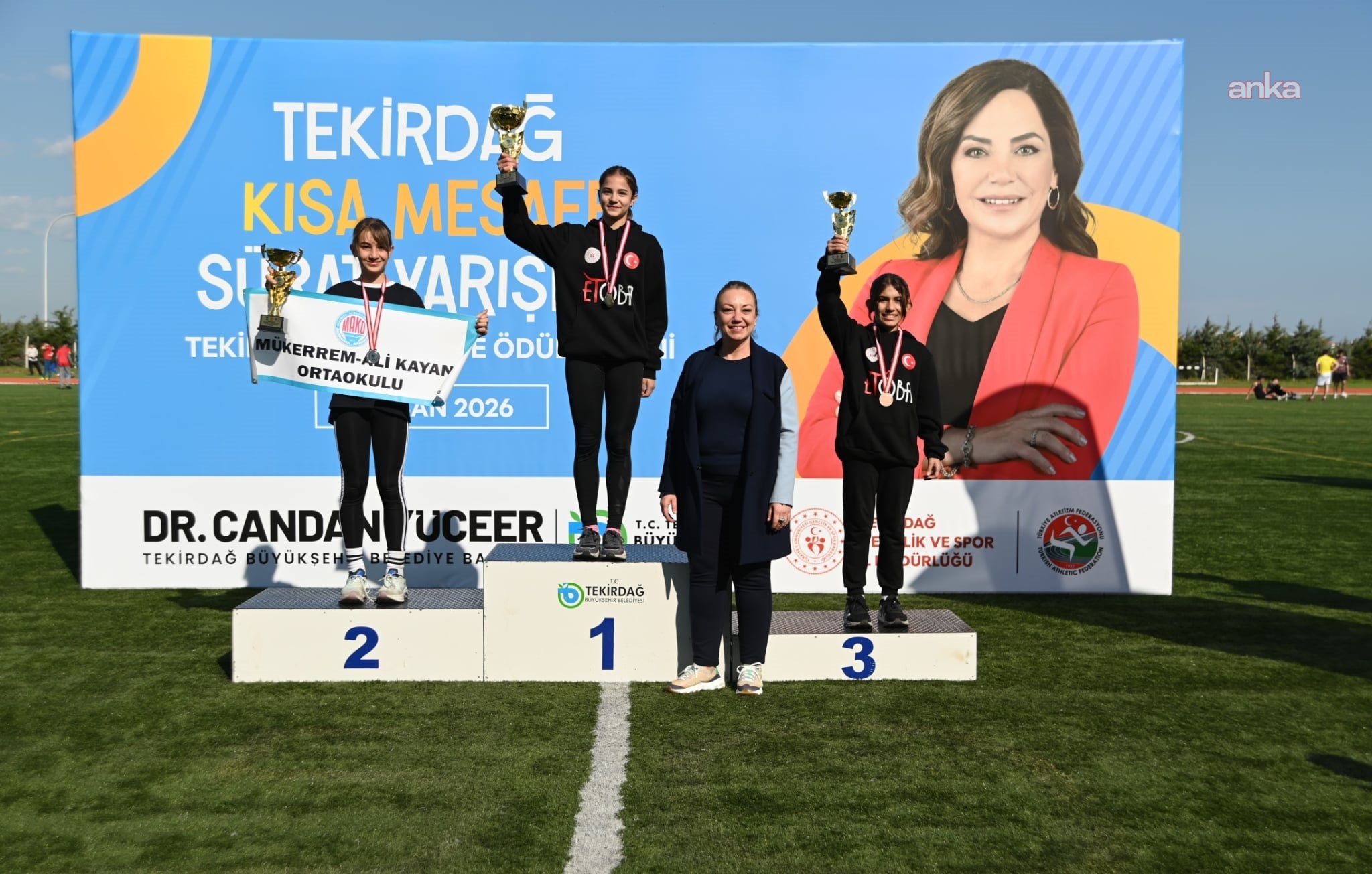 "Tekirdağ Kısa Mesafe Sürat Yarışları" tamamlandı... En hızlı minik sporcular belirlendi