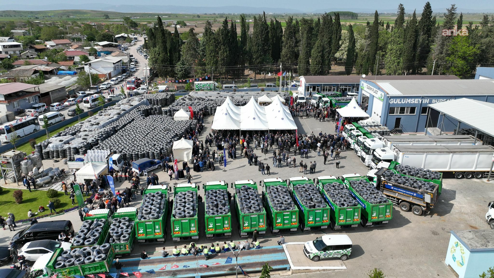Bursa Büyükşehir Belediyesi'nin Damla Sulama Borusu Üretim Tesisi'ne uluslararası ödül