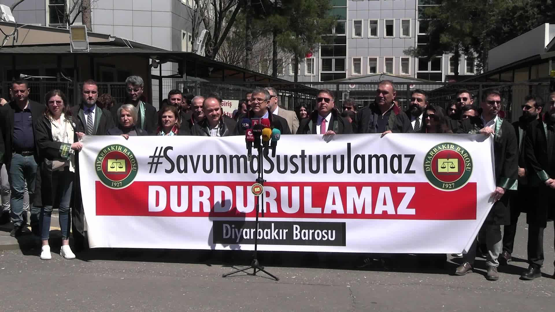 Diyarbakır Barosu Başkanı Güleç: “Hukukun temel ilkeleriyle bağdaşmayan uygulamaların artması; yargıya olan güveni derinden sarsmaktadır”