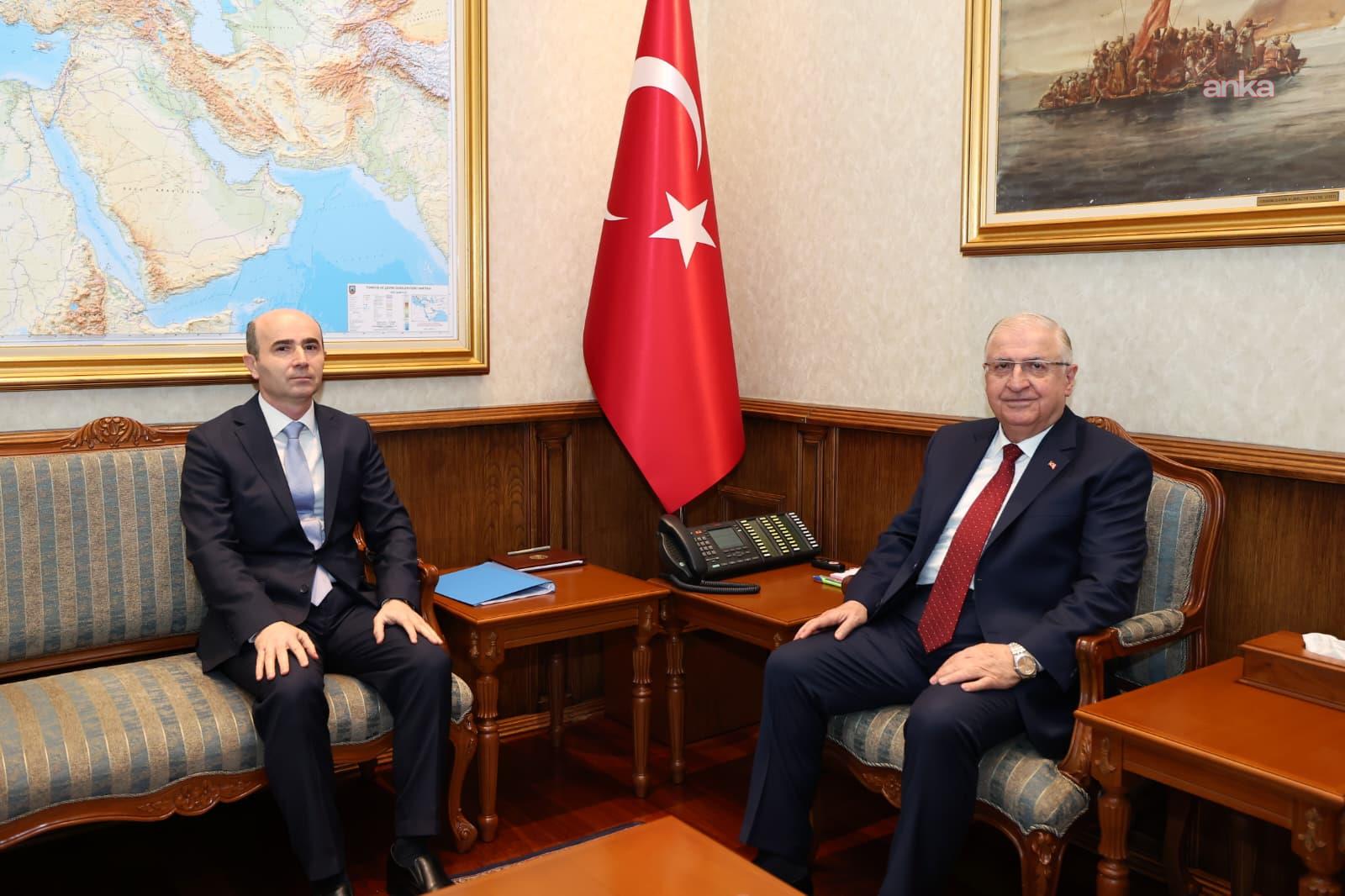 Bakan Güler, Büyükelçi Özcan'ı kabul etti