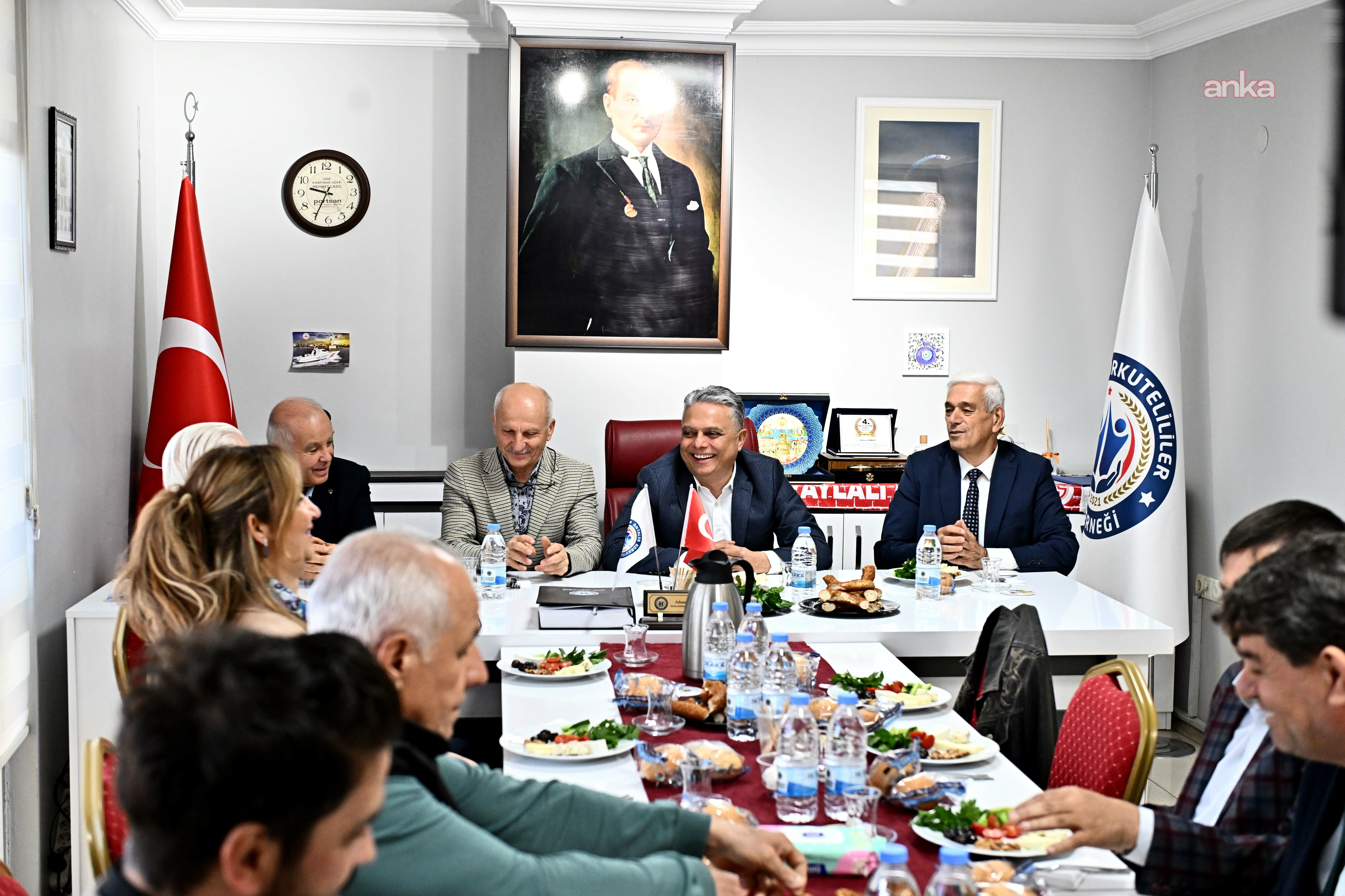 Muratpaşa Belediye Başkanı Uysal, Korkuteli Derneği yönetimiyle bir araya geldi