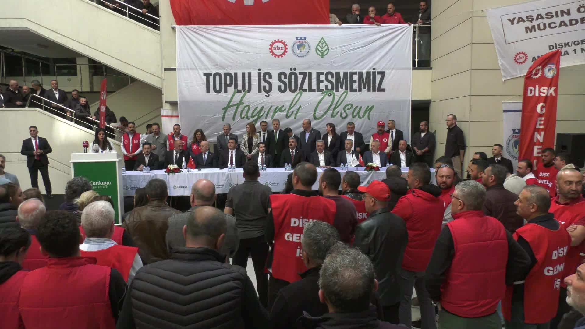 Çankaya Belediyesi'nde TİS imzalandı... Hüseyin Can Güner: Sözleşmenin ödenebilir ve sürdürülebilir olmasını hesaba kattık