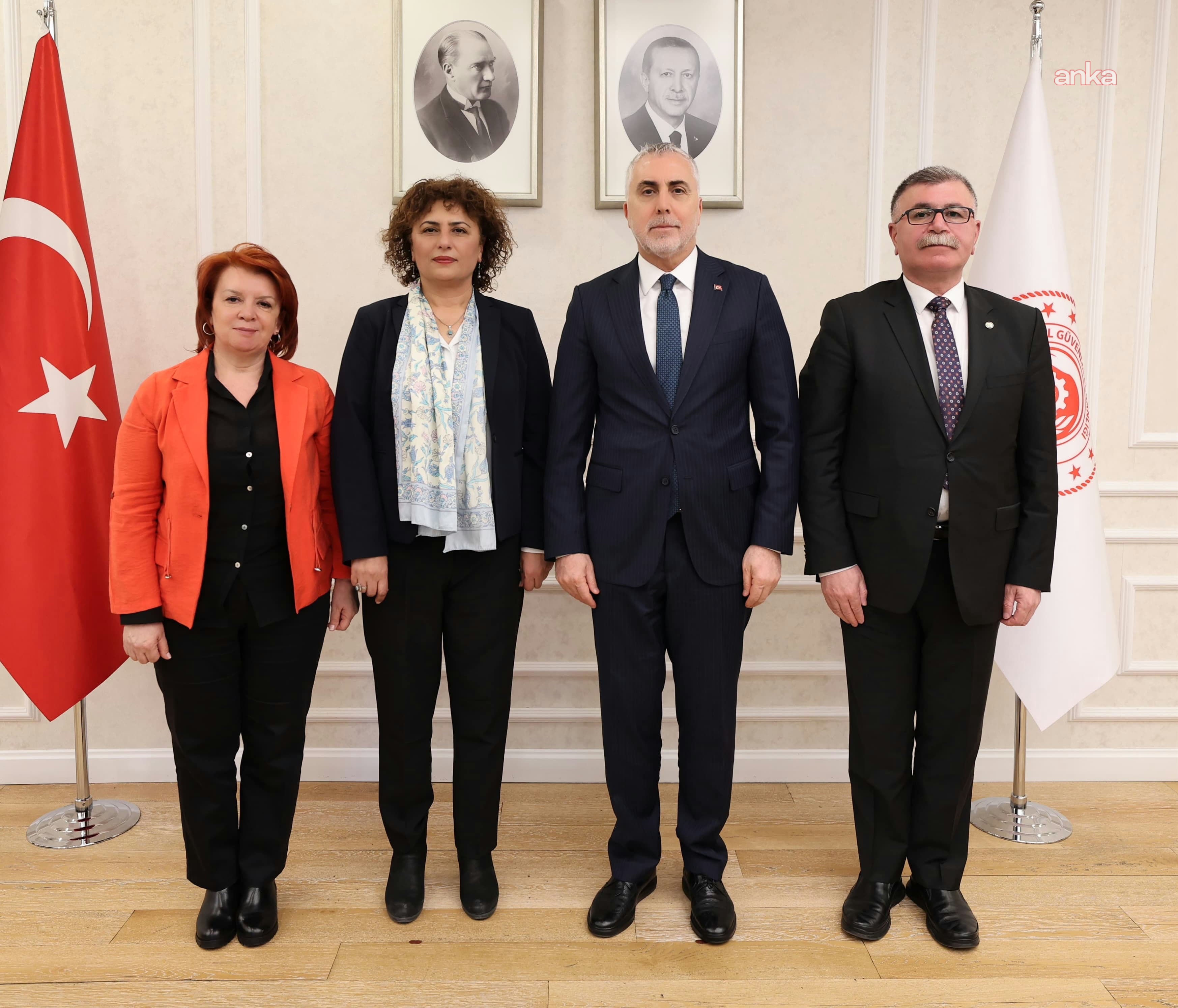 KESK heyetinden Bakan Işıkhan'a ziyaret: Kamu emekçilerinin sorunları aktarıldı