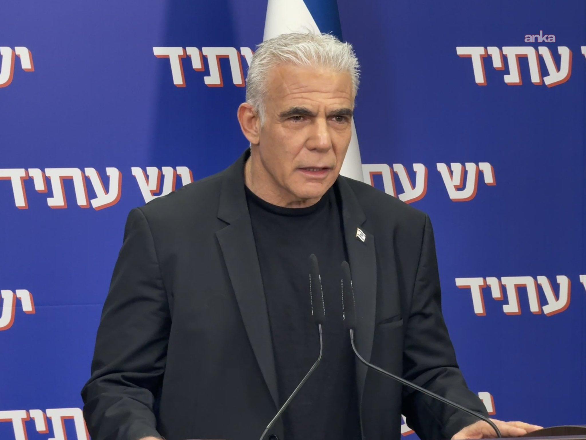 İsrail'in ana muhalefet lideri Lapid'den 'ateşkes' açıklaması: Tarihimiz boyunca böyle bir siyasi felaket yaşanmamıştı