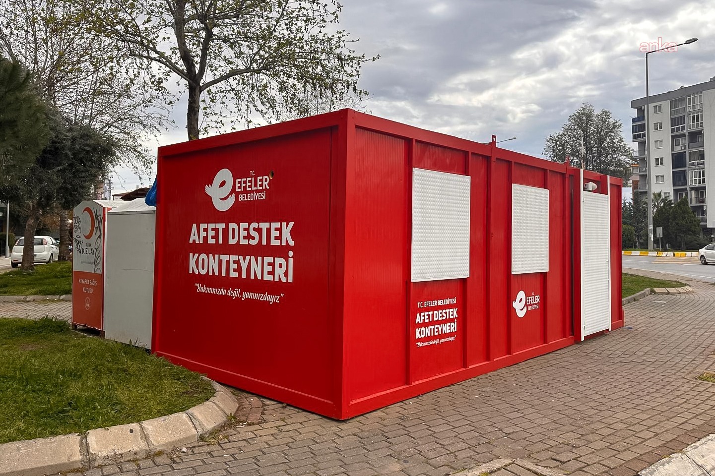 Efeler Belediyesi'nin “Afet Destek Konteyneri” projesi büyümeye devam ediyor