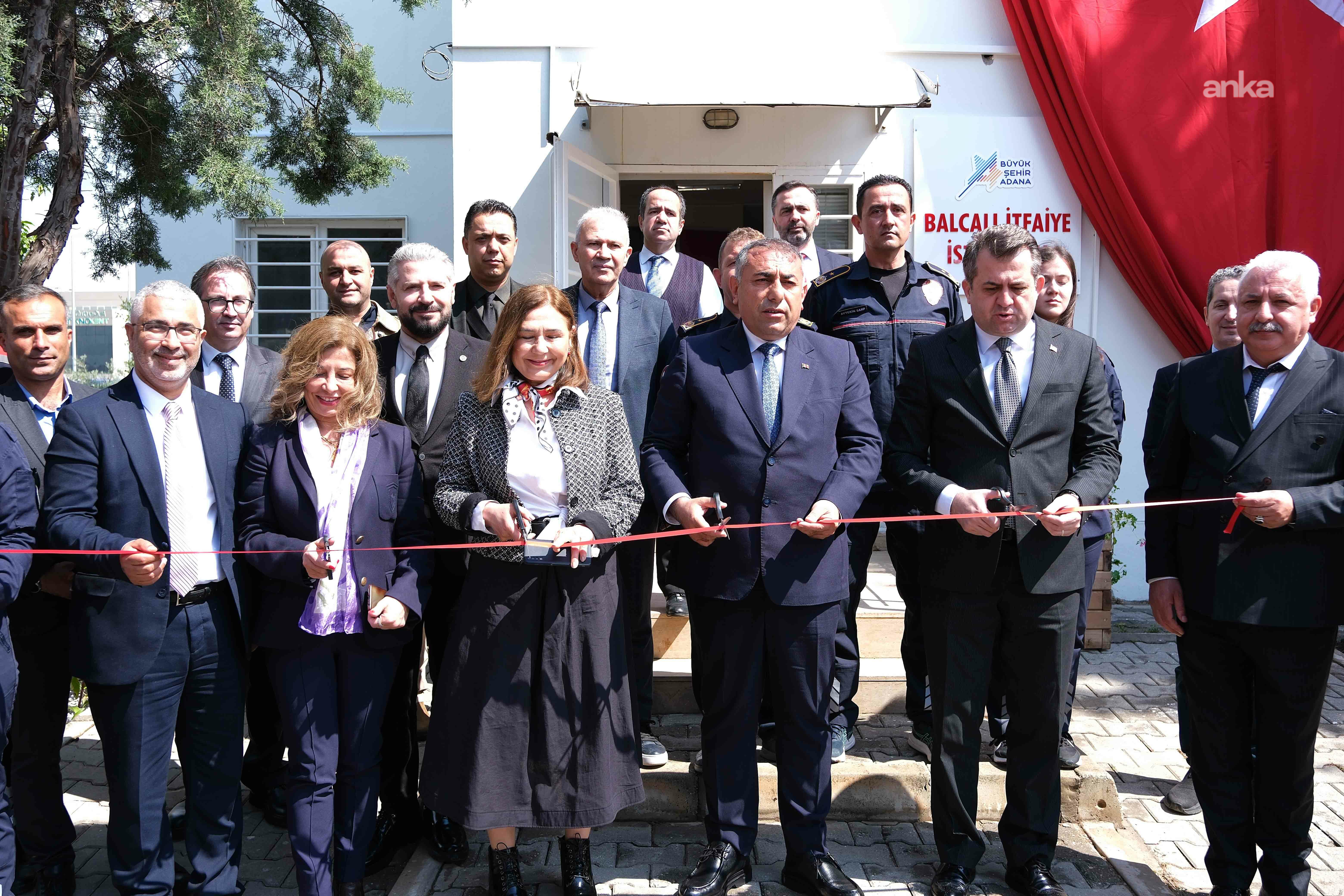 Adana Büyükşehir Belediyesi 23. İtfaiye İstasyonu hizmete açıldı