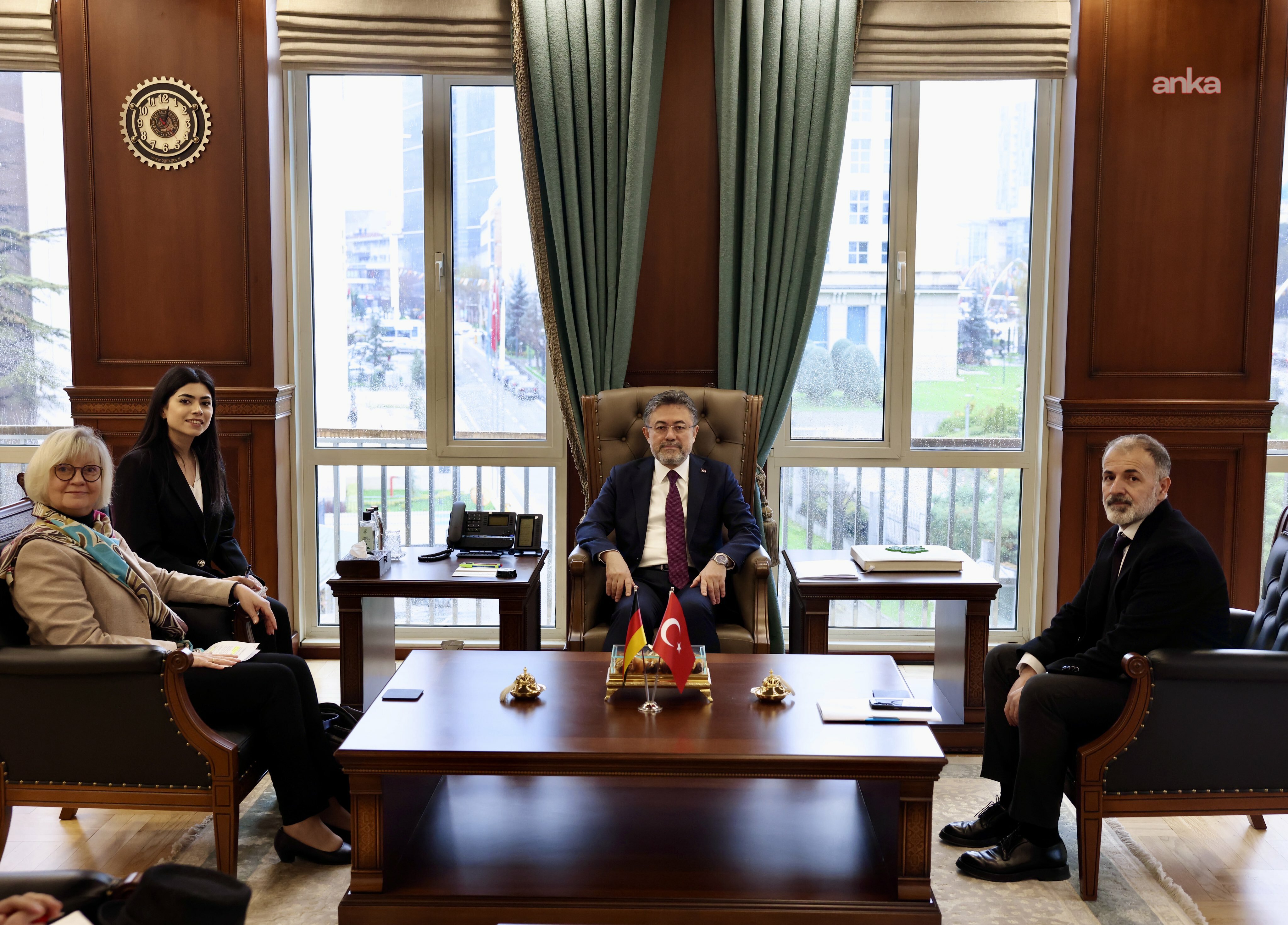 Bakan Yumaklı, Almanya Büyükelçisi Sorg ile bir araya geldi