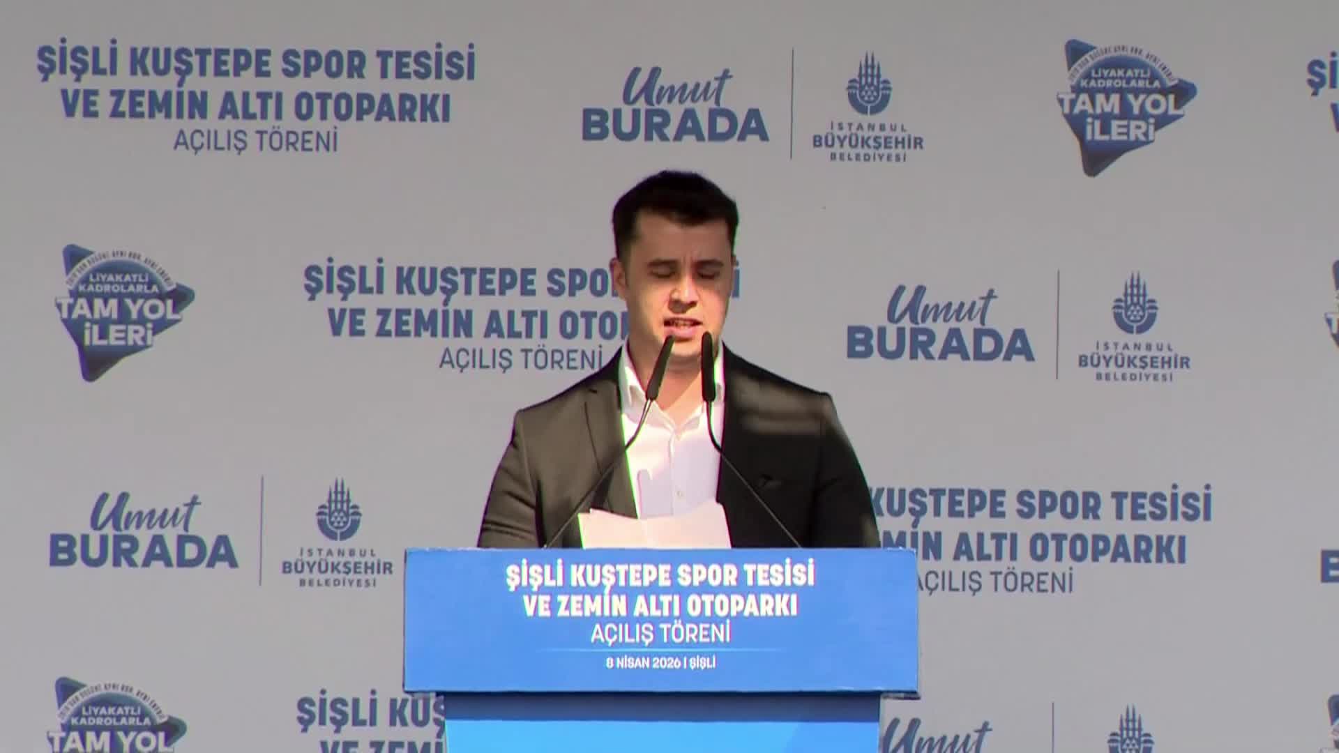 İBB Şişli Kuştepe Spor Tesisi ve Zemin Altı Otoparkı Açılış Töreni’ne mesaj gönderen Ekrem İmamoğlu: CHP'yi belediyeler üzerinden itibarsızlaştırmak, bizi milletin gönlünden silmek istiyorlar. Ama başaramadılar, başaramayacaklar