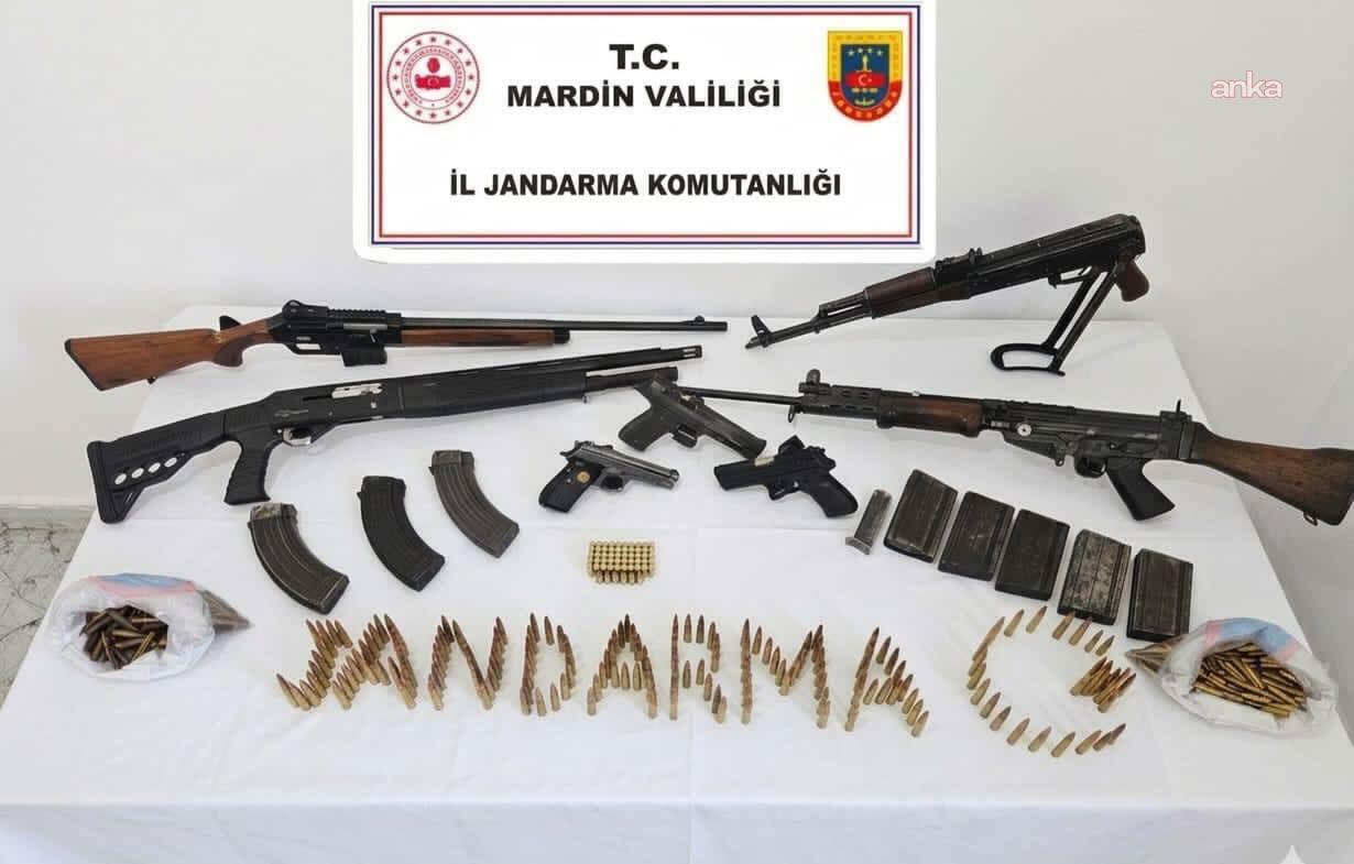 Derik ve Kızıltepe'deki "yasa dışı silah ve tarihi eser" operasyonunda 3 tutuklama