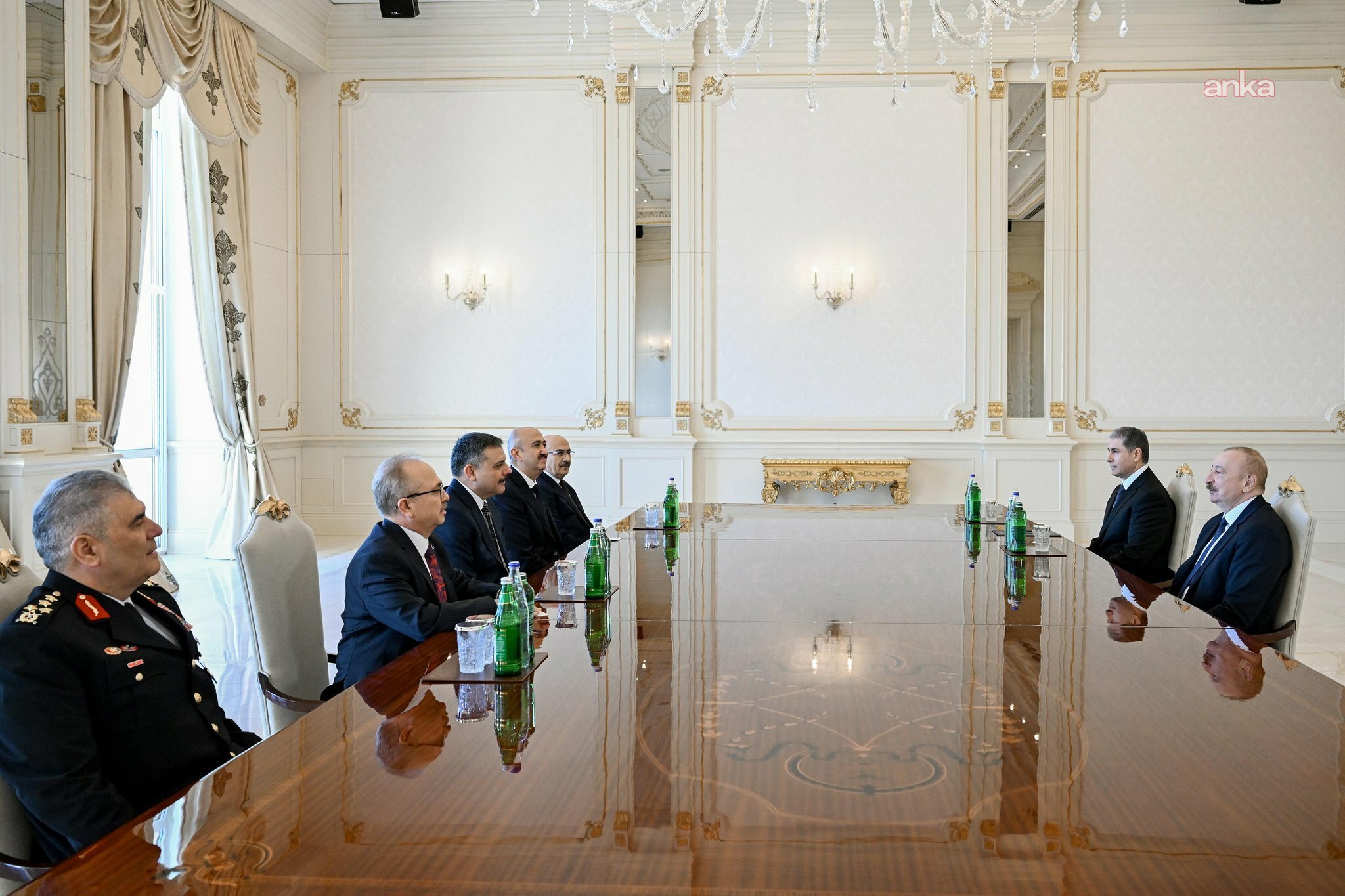İçişleri Bakanı Mustafa Çiftçi, Azerbaycan Cumhurbaşkanı İlham Aliyev tarafından kabul edildi