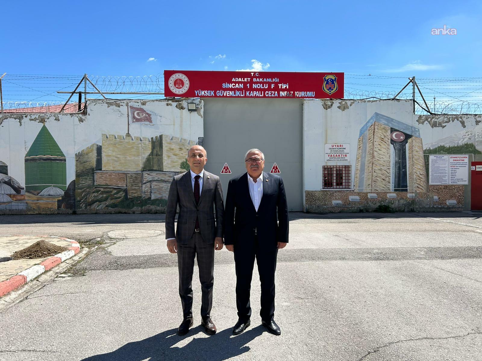 CHP'li Bülbül ve Genç, Sincan Cezaevi'nde Tanju Özcan ve İsmail Arı'yı ziyaret etti