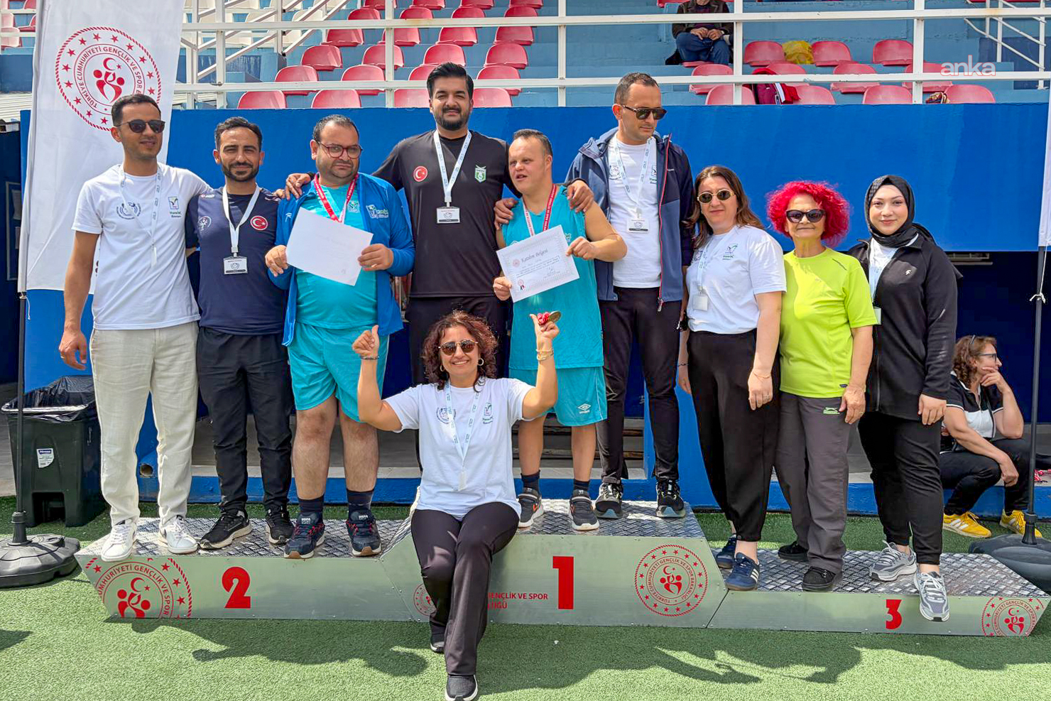 Manavgatlı özel sporculardan Atletizm İl Şampiyonası'nda üstün başarı