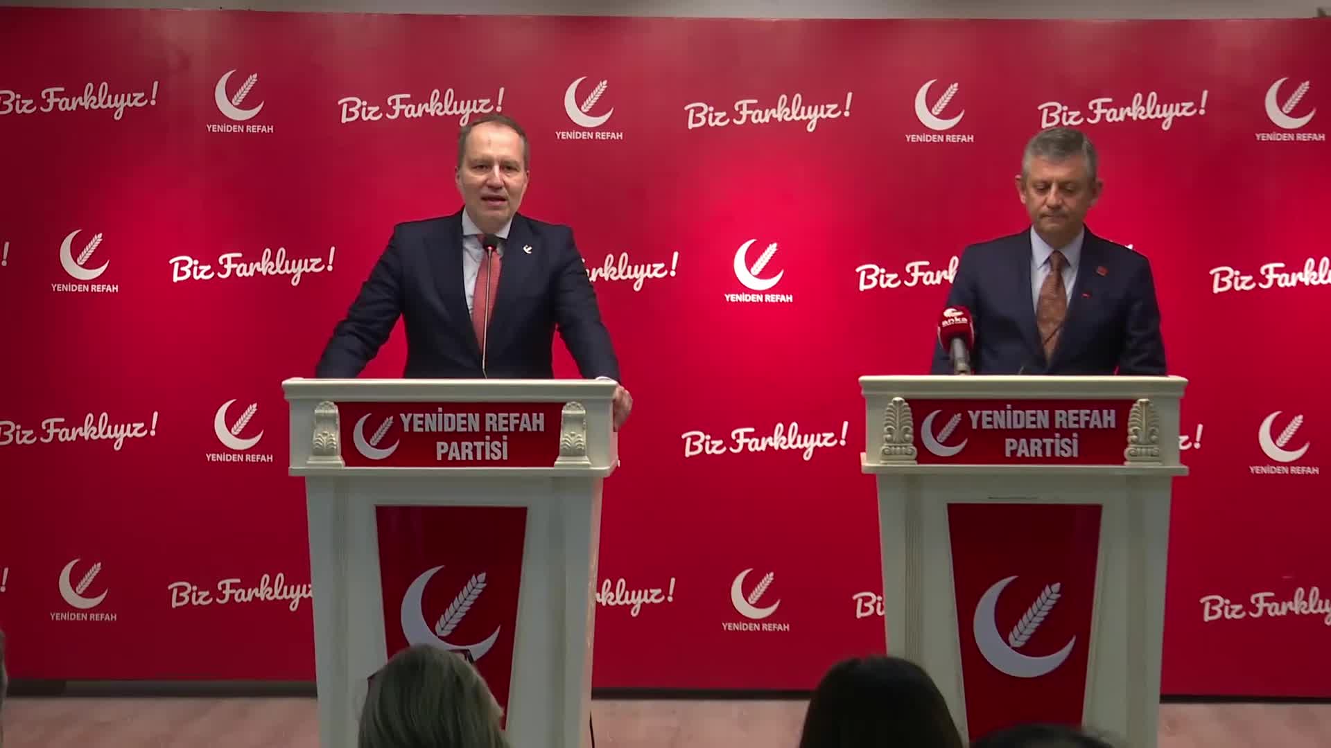 CHP-Yeniden Refah görüşmesi... Fatih Erbakan: "Anayasa'daki hüküm dolayısıyla boşalan sekiz milletvekilliği için ara seçim yapılması uygun olacaktır"