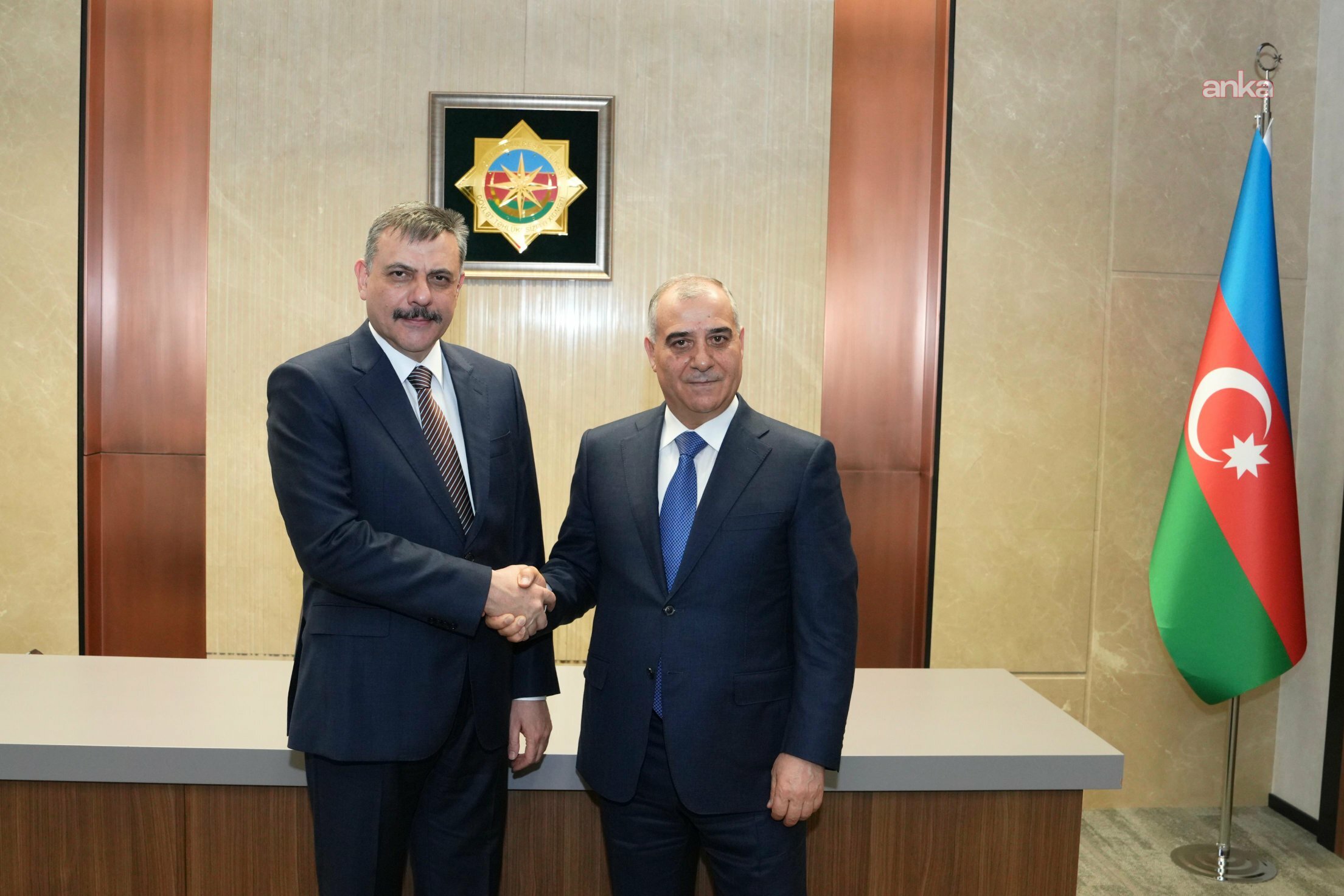 Bakan Çiftçi, Azerbaycan Devlet Tehlikesizlik Hizmeti Başkanı Nağiyev ile görüştü