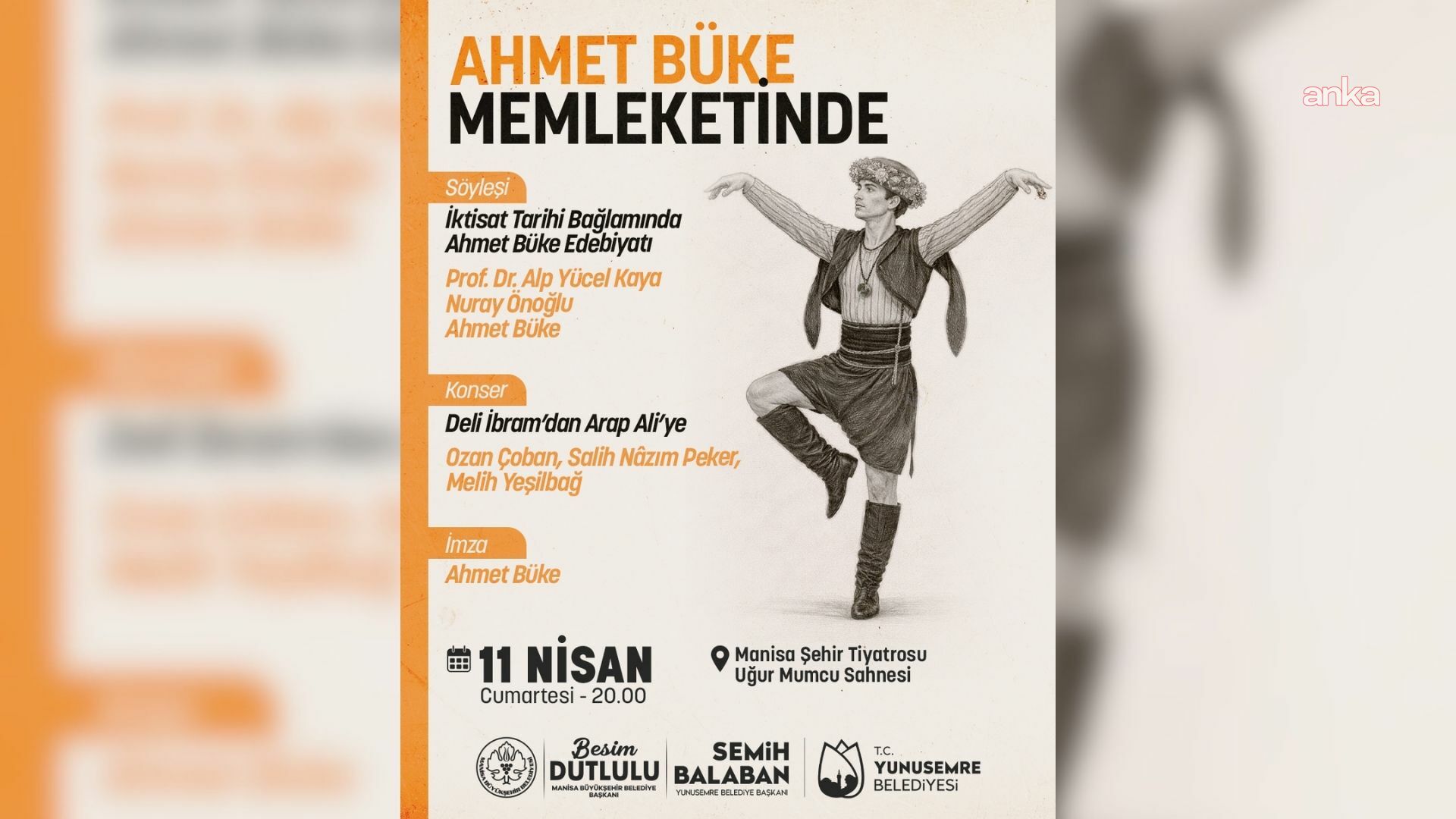 Yazar Ahmet Büke, Manisa'da okurlarıyla buluşacak