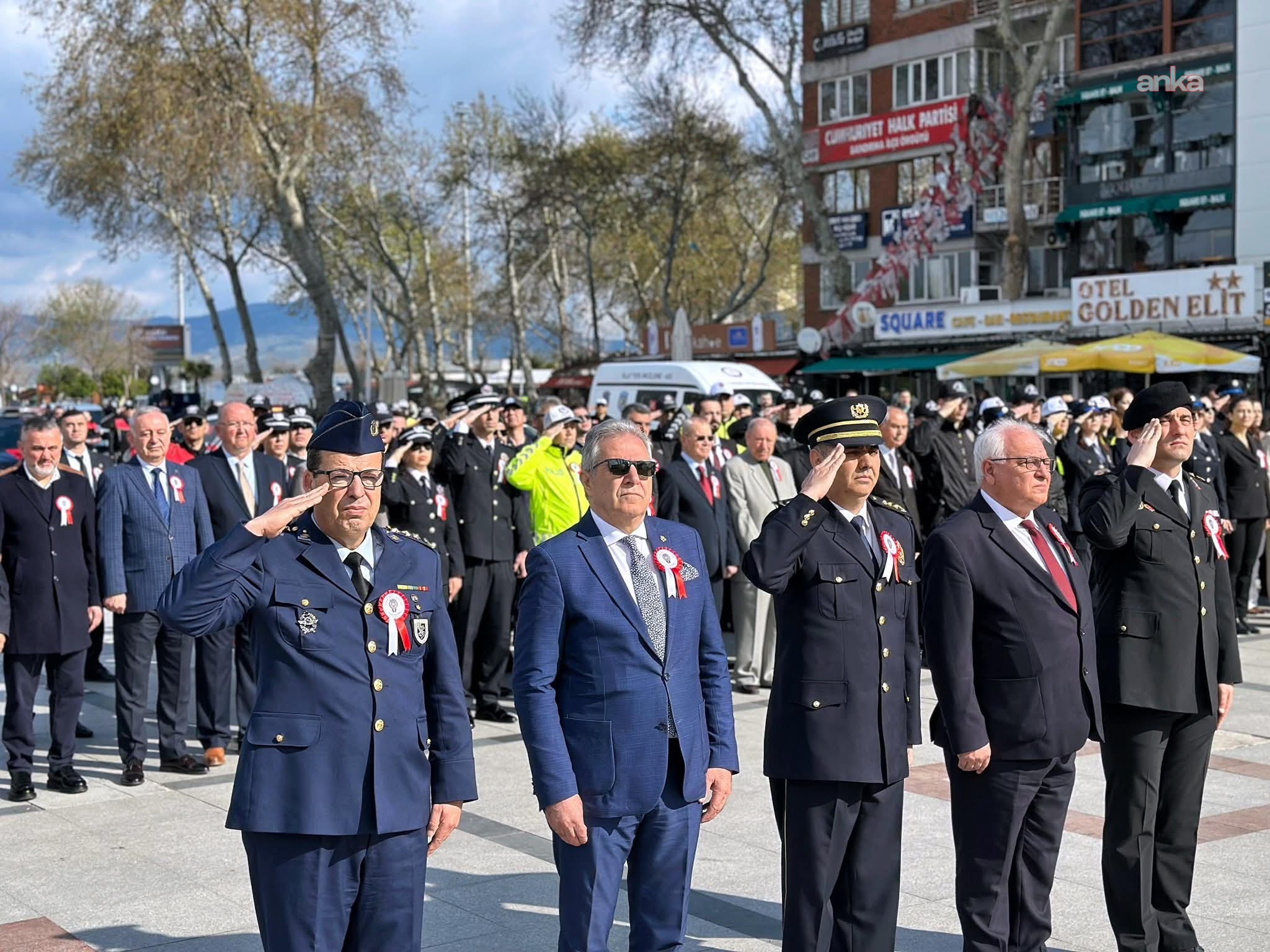 Bandırma Belediye Başkanı Mirza, Türk Polis Teşkilatı'nın kuruluş yılı nedeniyle düzenlenen törene katıldı