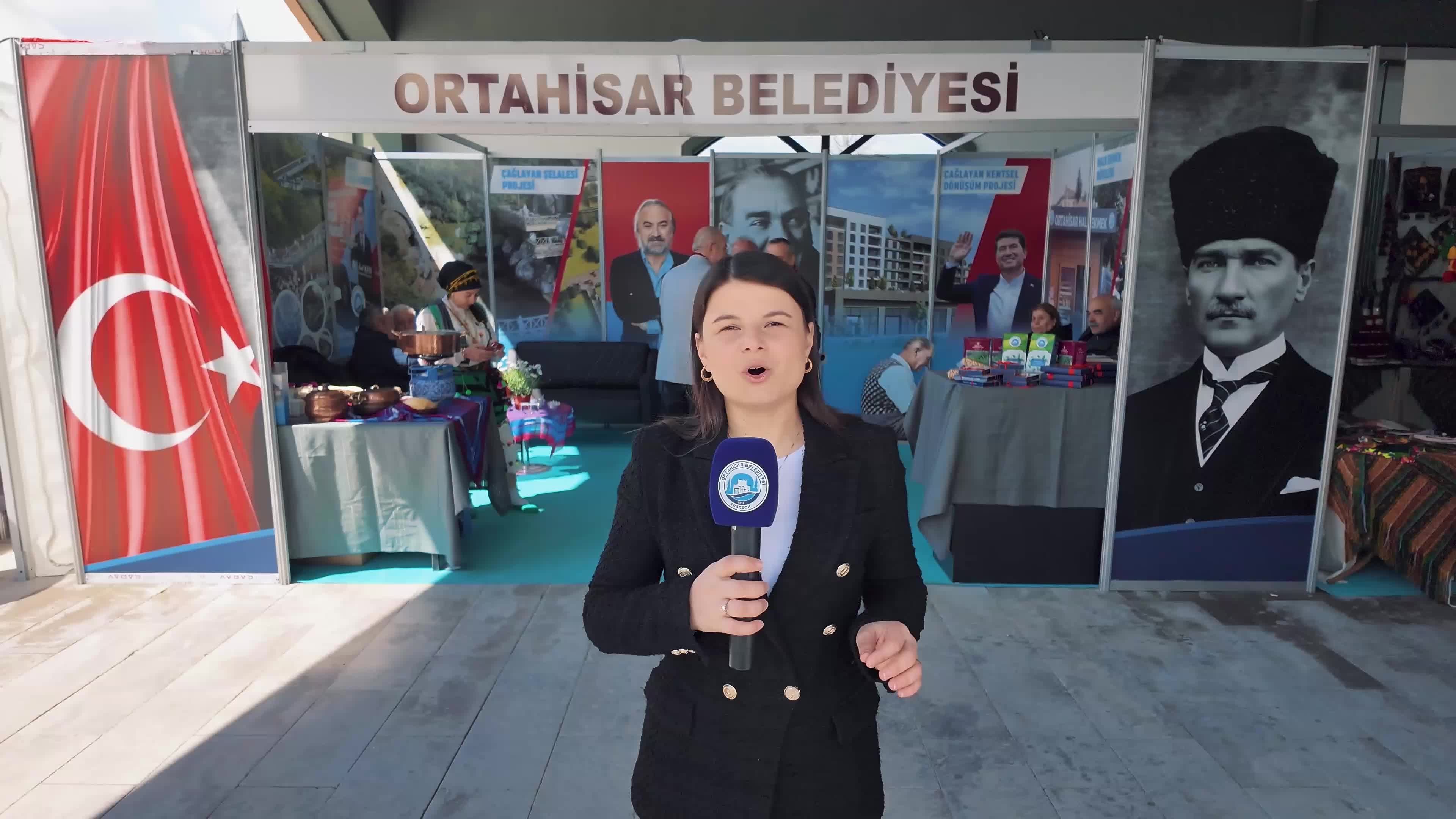 Ortahisar Belediyesi’nin Ankara’da düzenlenen Trabzon Günleri'ndeki standına yoğun ilgi