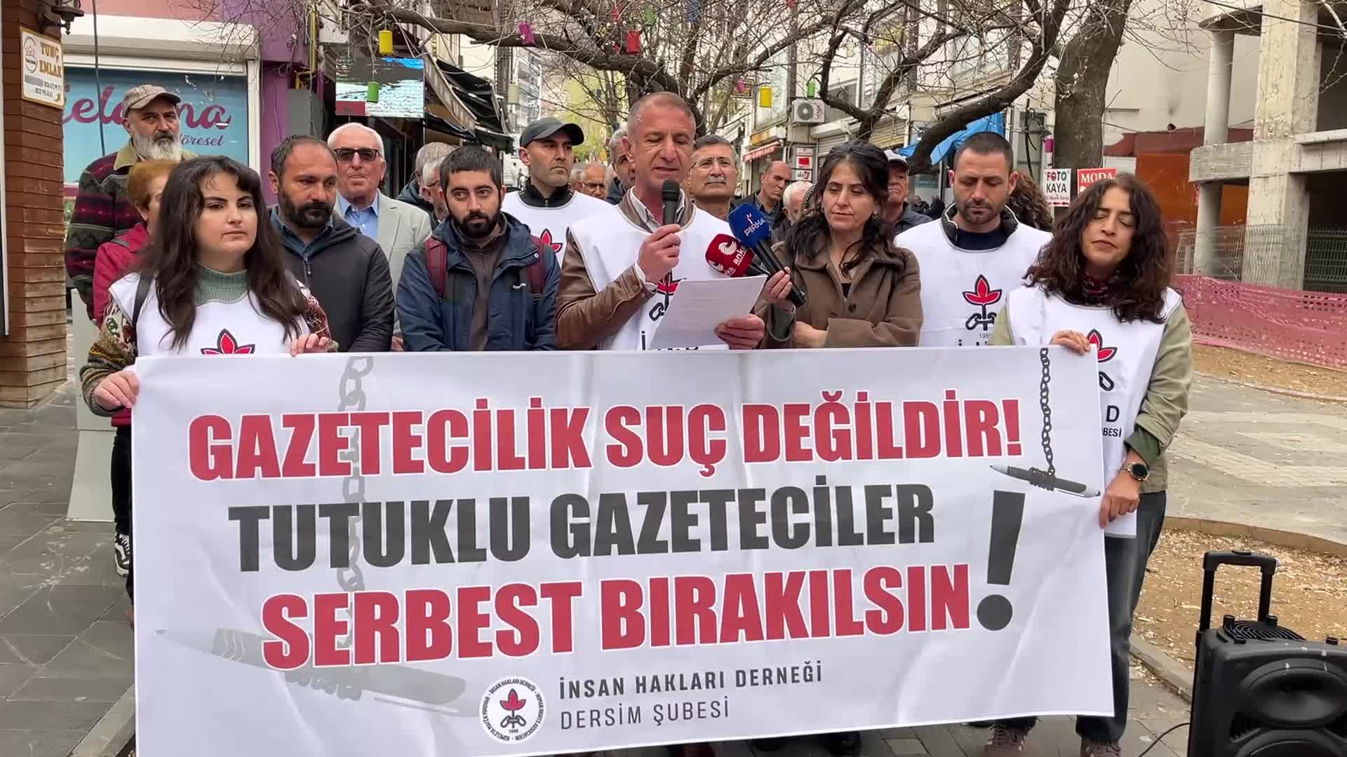 İHD Tunceli Şubesi: Gazeteciler hedef haline getiriliyor