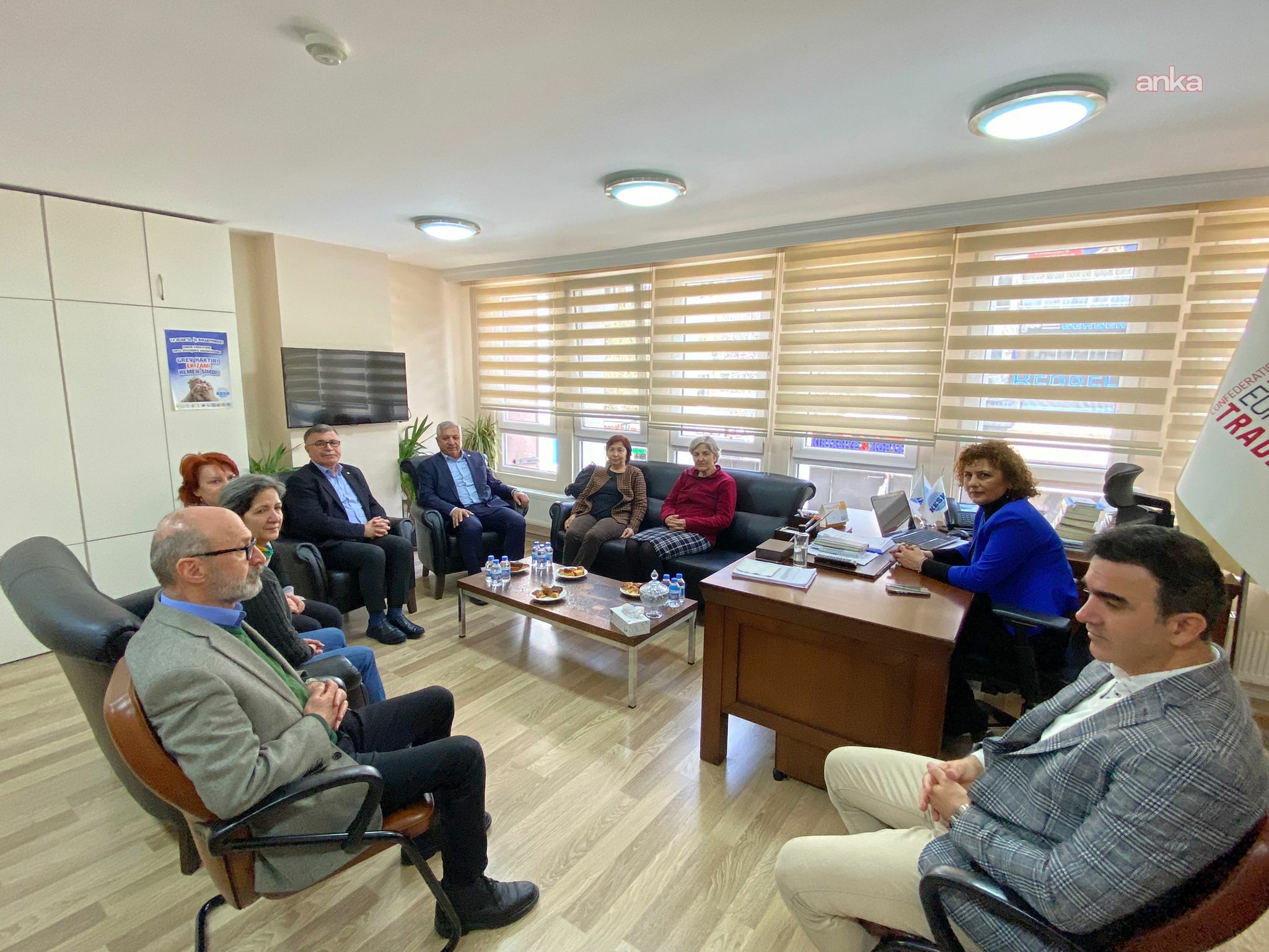Emek Partisi'nden KESK’e ziyaret