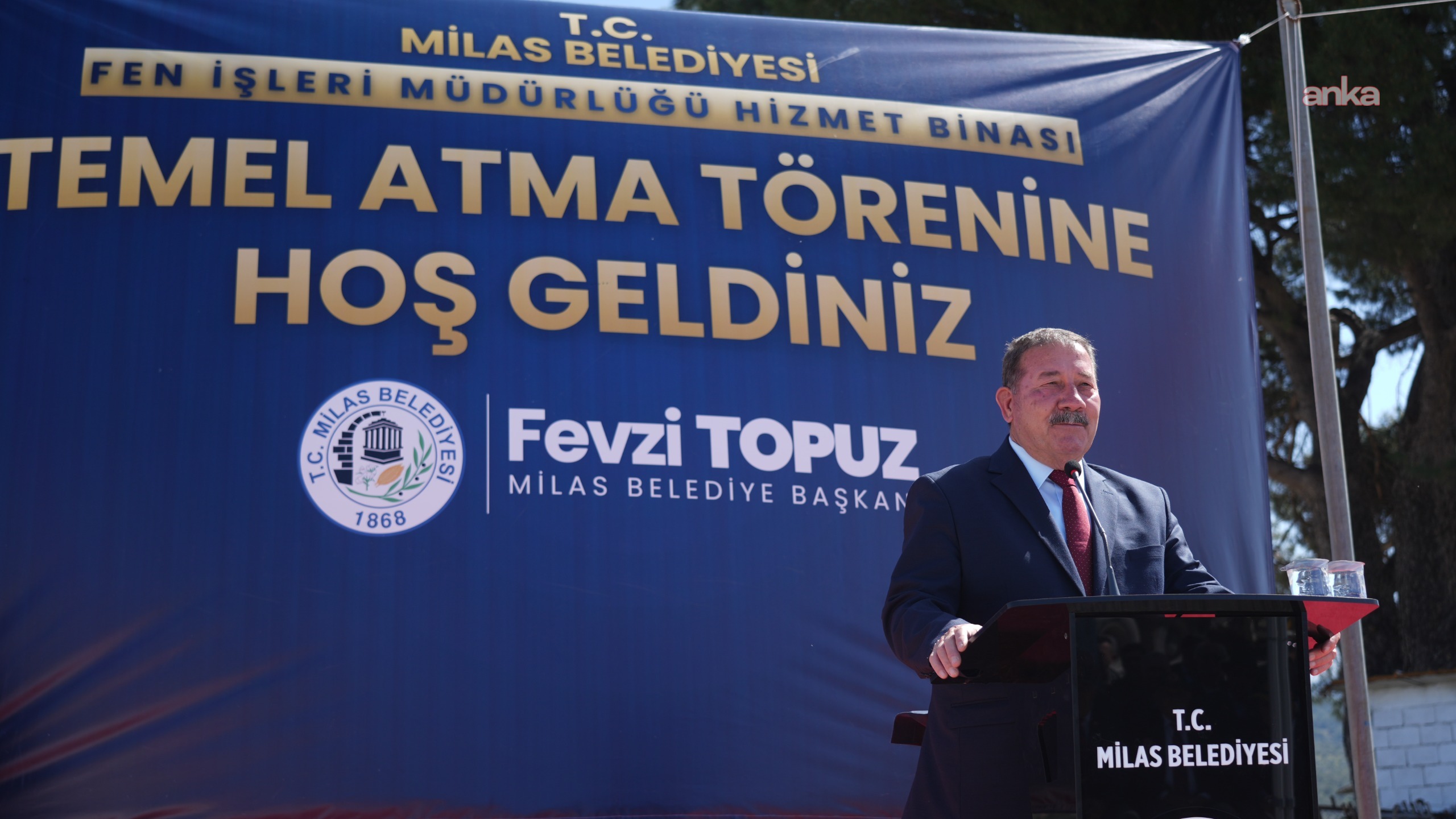 Milas Belediyesi, Fen İşleri Müdürlüğü Hizmet Binası’nın temelini attı