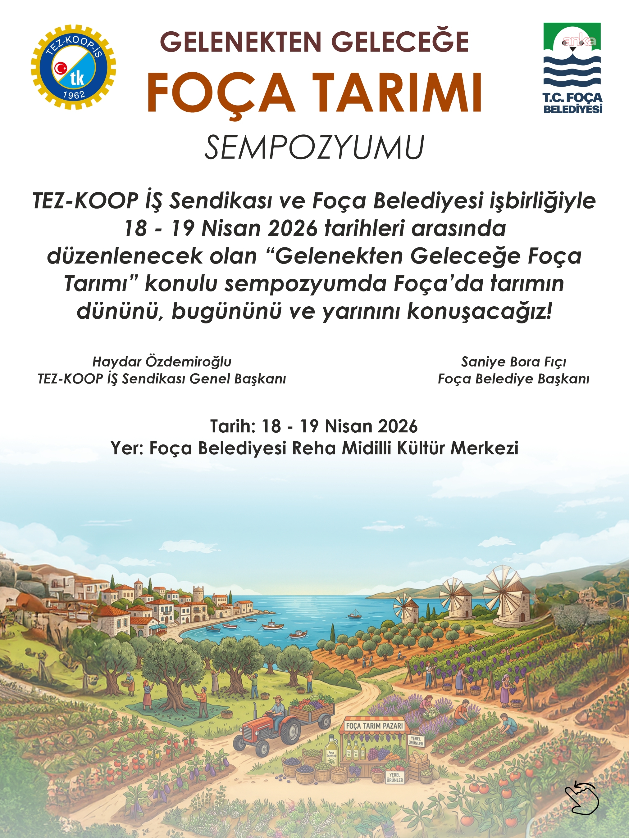 Foça’da tarımın geleceği konuşulacak