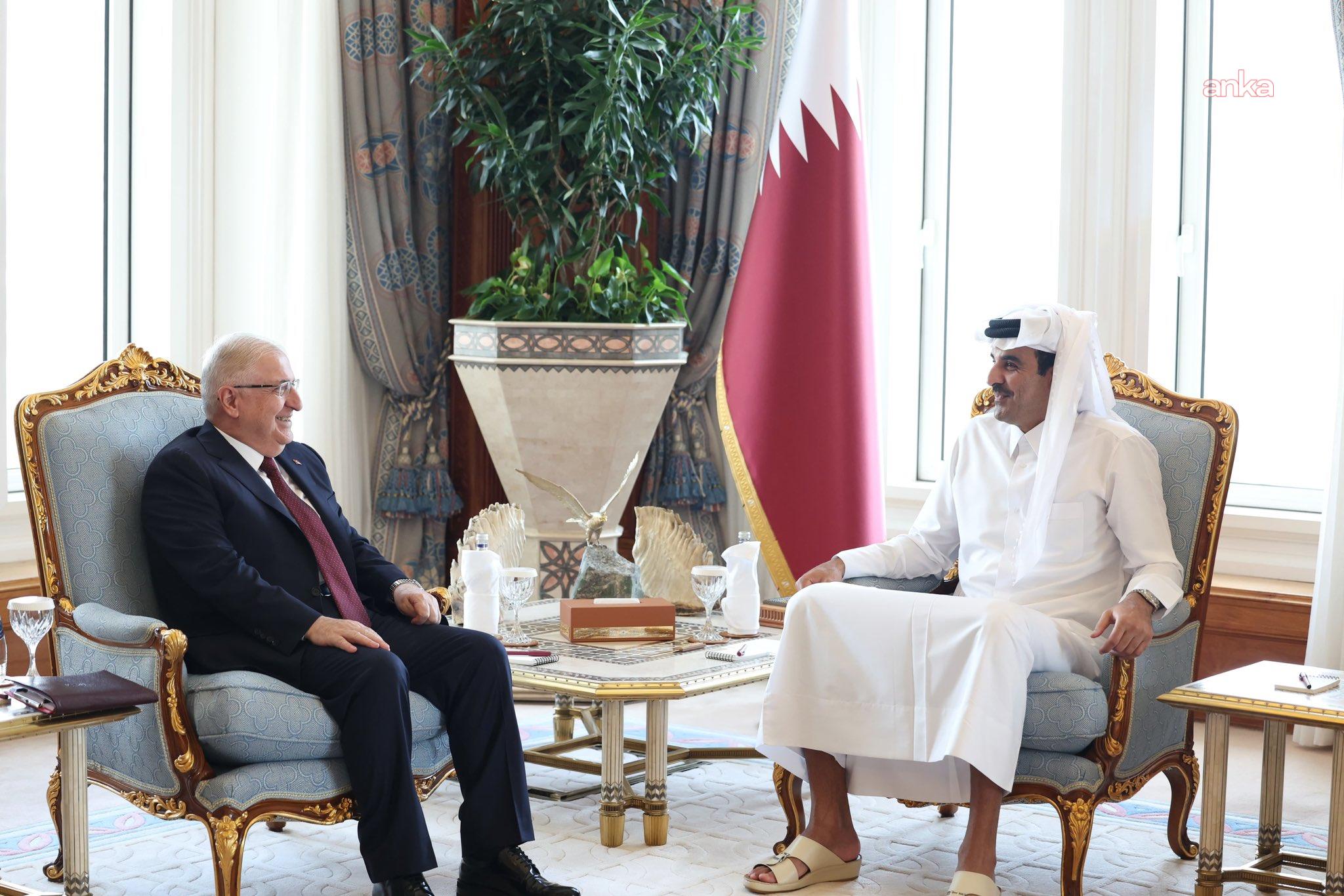 Bakan Güler, Doha'da Katar Emiri Al Thani ile görüştü
