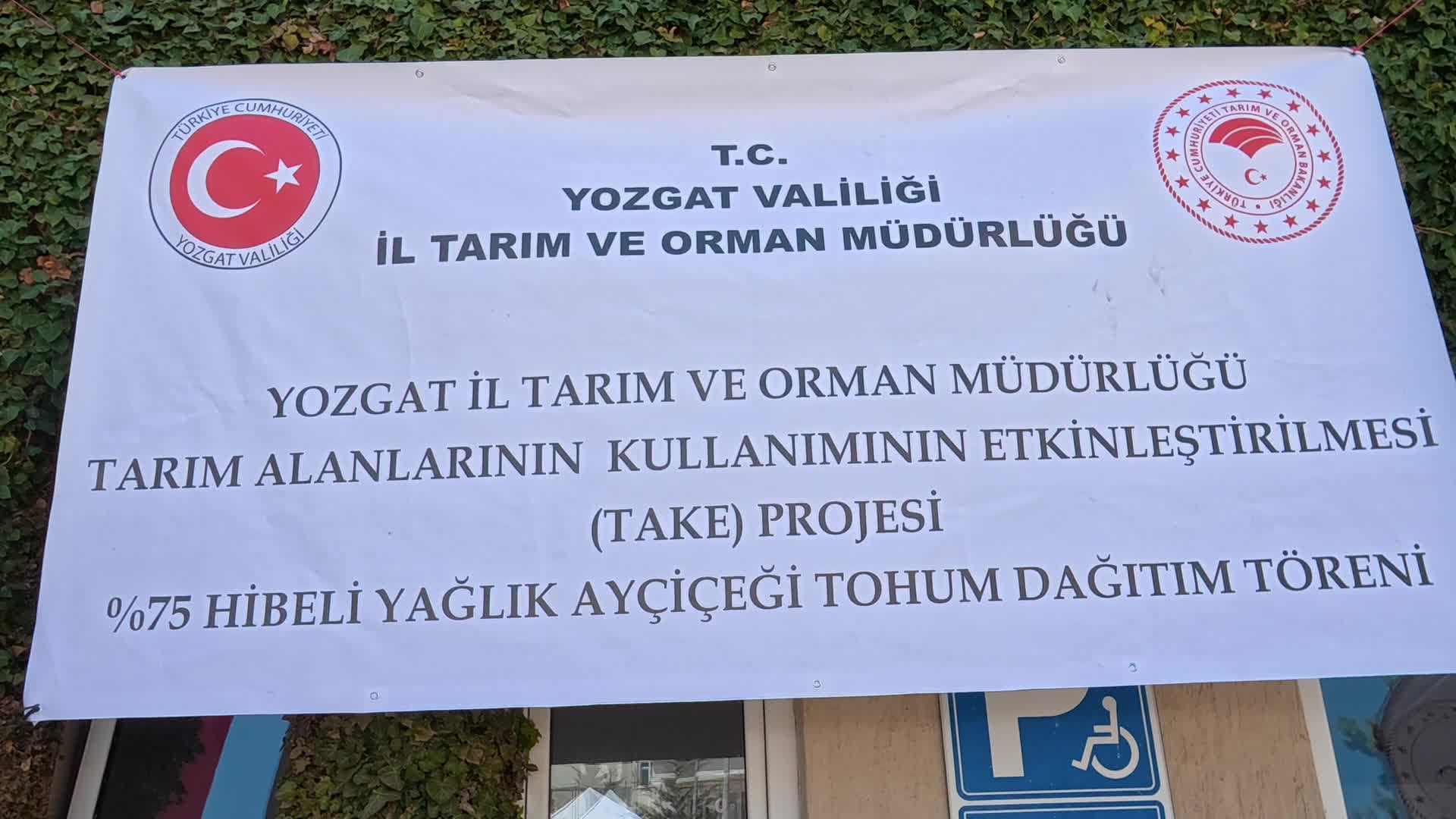 Yozgat'ta çiftçiye yüzde 75 hibe destekli ayçiçeği tohumu dağıtıldı