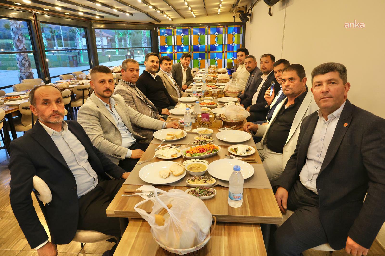 Çine Belediye Başkanı Kıvrak, ilçede görev yapan mahalle muhtarlarıyla buluştu