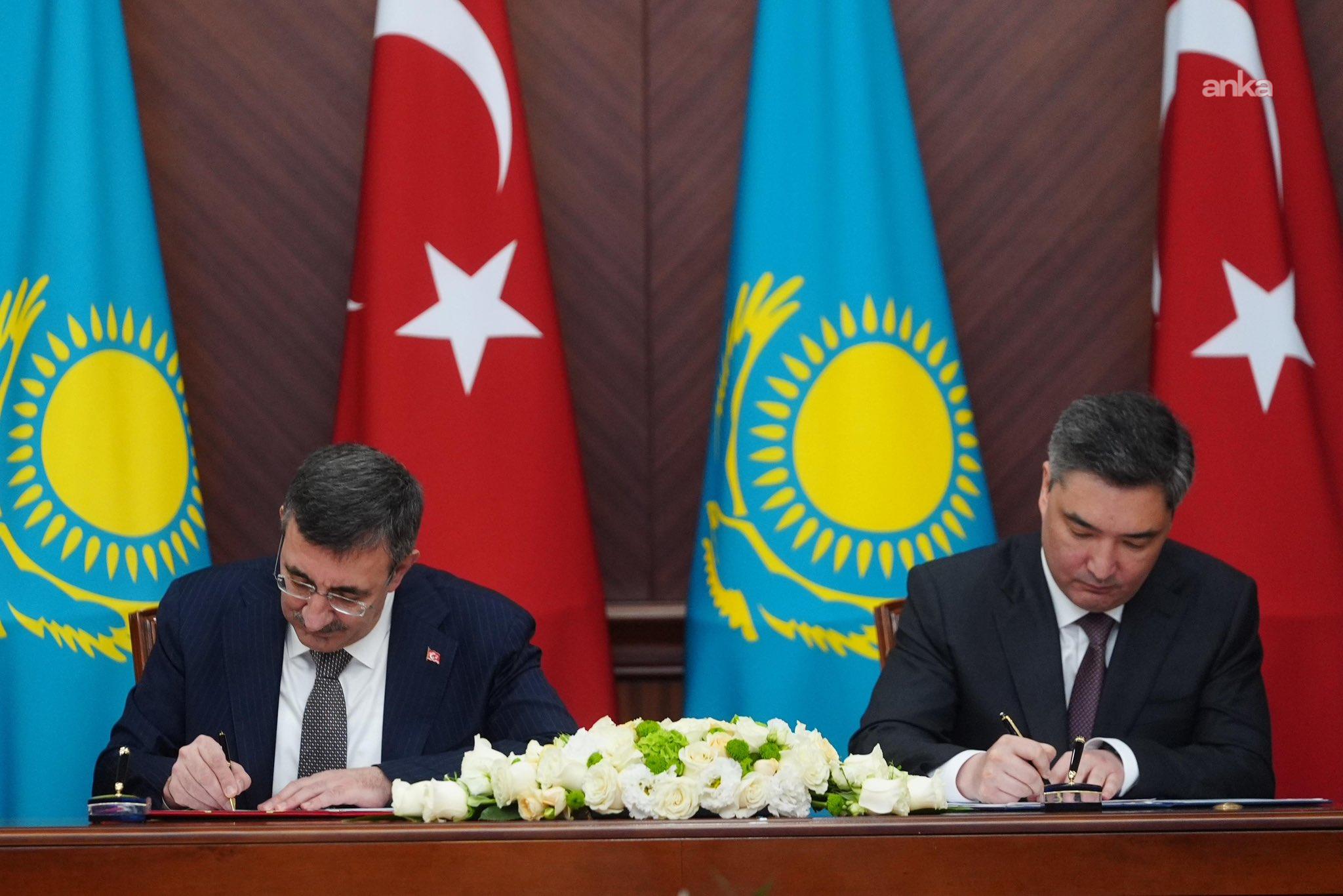 Cumhurbaşkanı Yardımcısı Yılmaz, Astana'da Kazakistan ile KEK Protokolü ve Eylem Planı'nı imzaladı