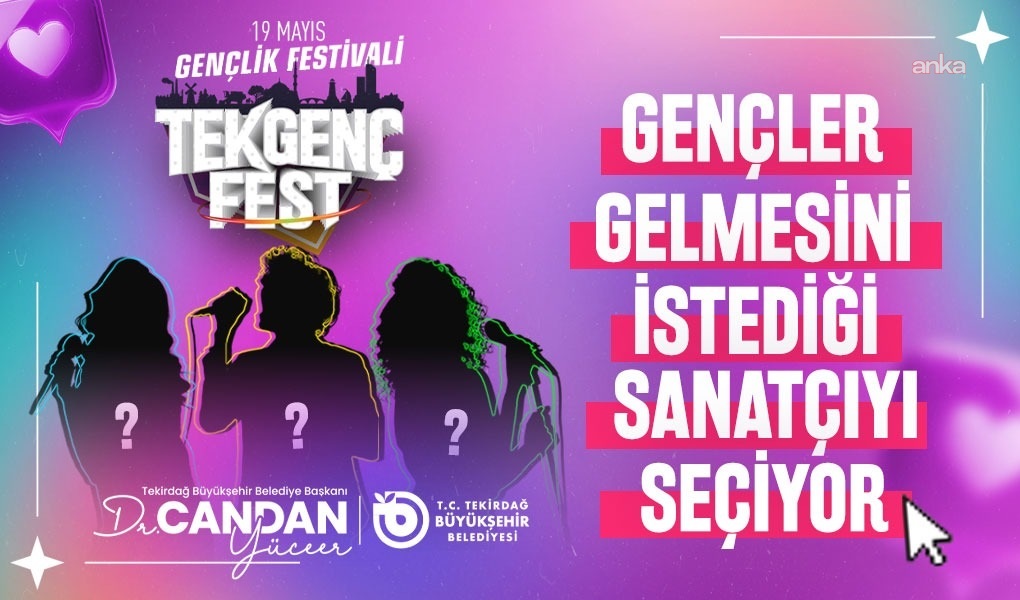 Tek Genç Fest’te sahne alacak sanatçıyı, gençler belirleyecek