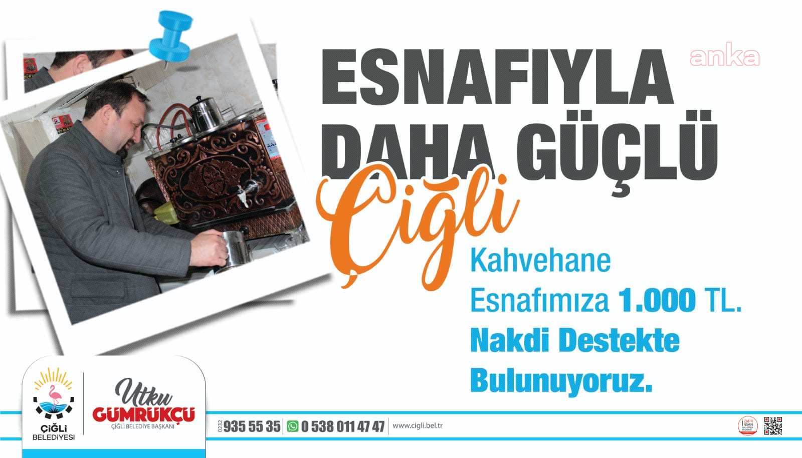 ÇİĞLİ BELEDİYESİ'NE BAŞVURAN ESNAFA DESTEK ÖDEMELERİ BAŞLADI