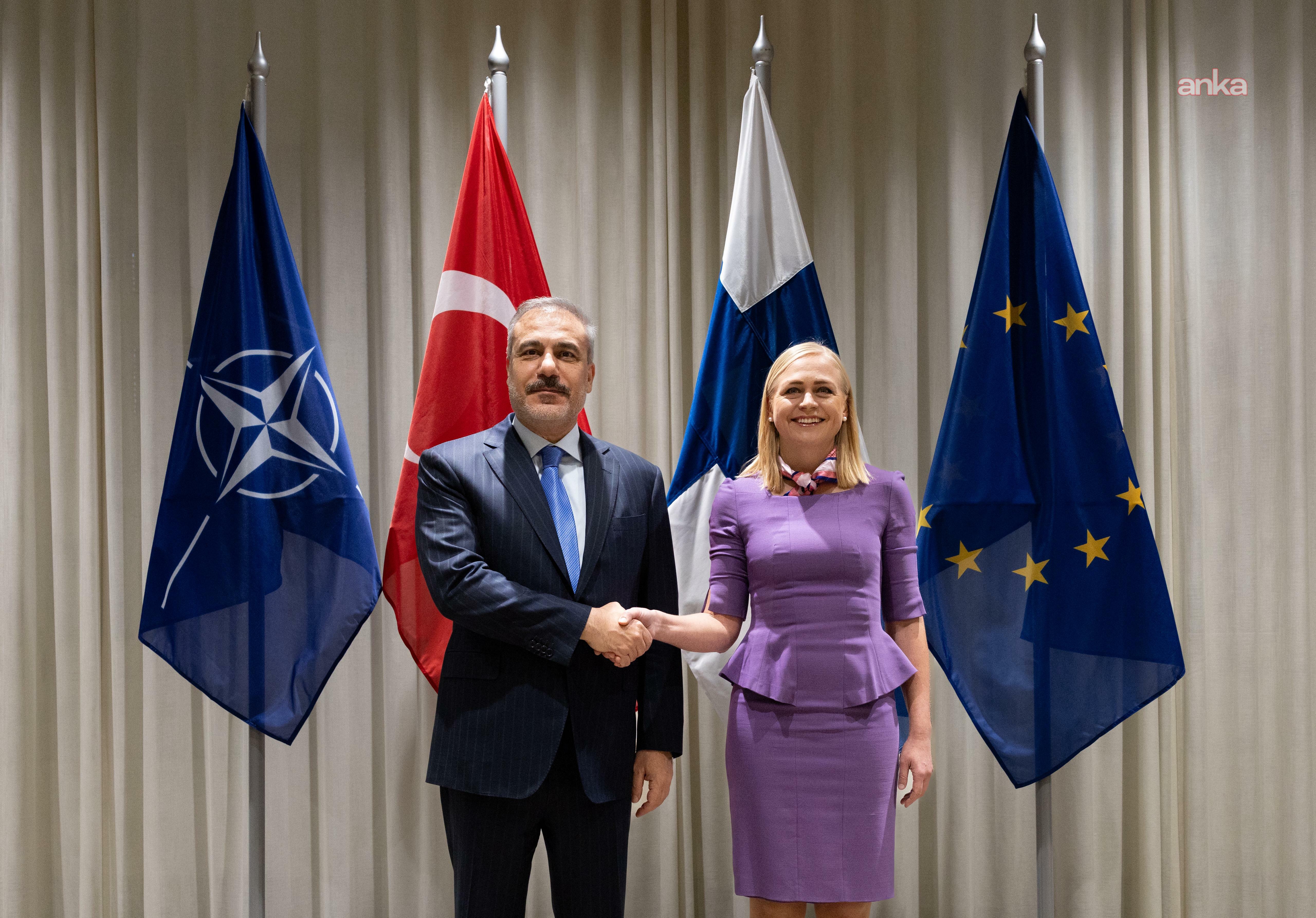 Dışişleri Bakanı Fidan, Finlandiya Dışişleri Bakanı Valtonen ile görüştü