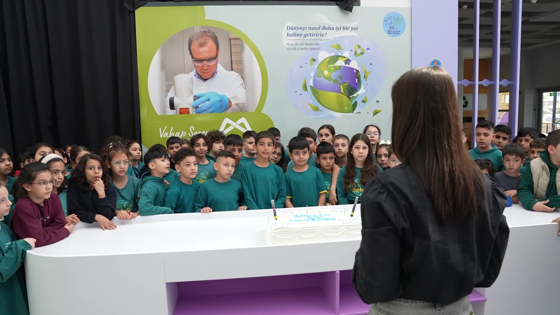 Mercan 100. Yıl İklim ve Çevre Bilim Merkezi’nde 200 bin ziyaretçiye ulaşıldı