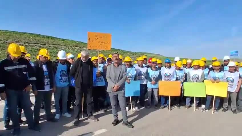 Doruk Madencilik işçileri Ankara'ya yürüyor... Bağımsız Maden İş Genel Başkanı Çakır: Ekmek kavgası ve çocukların geleceği için yürüyen bakan gördünüz mü?