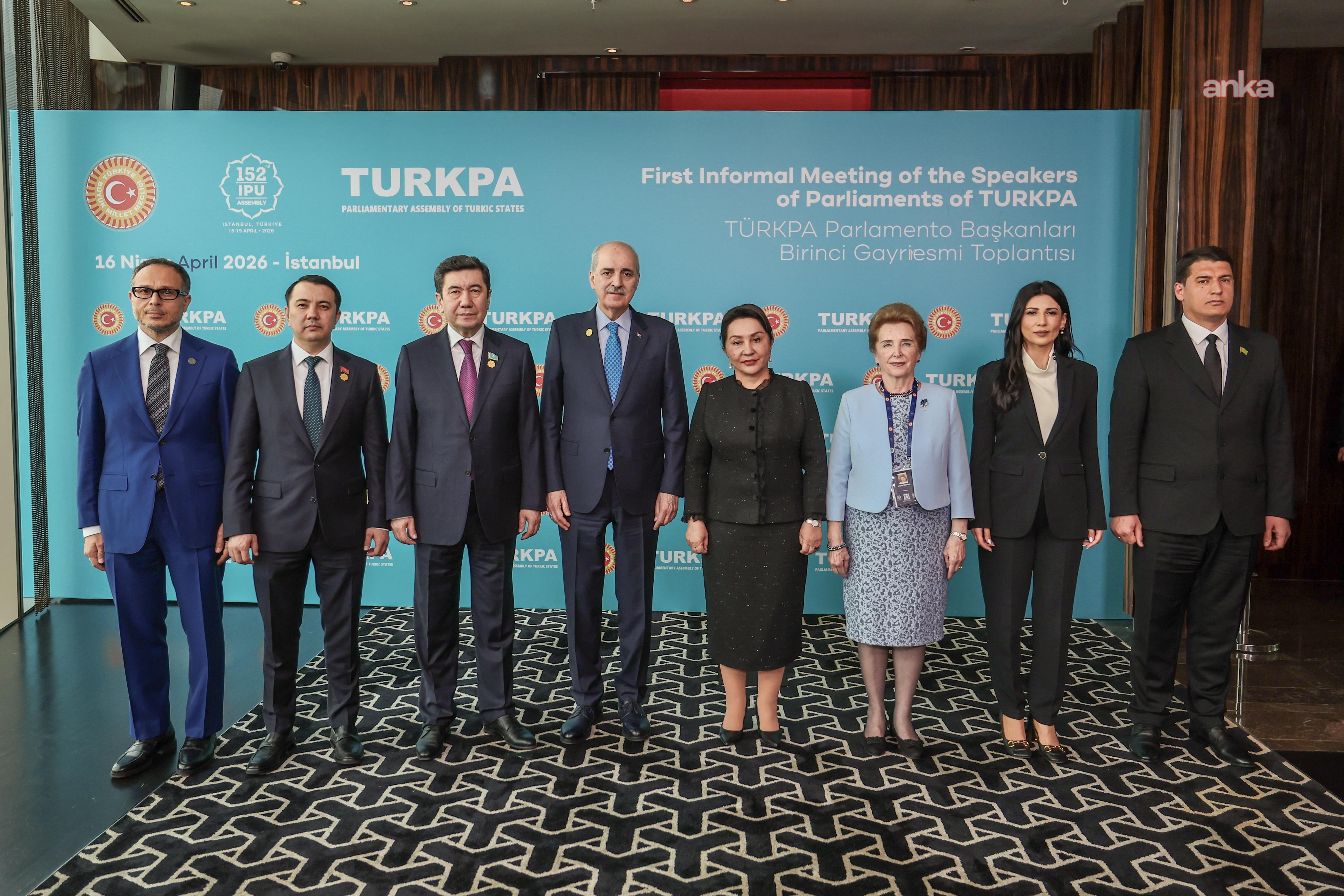 TBMM Başkanı Kurtulmuş, TÜRKPA üyesi ülkelerin Meclis Başkanları ile görüştü
