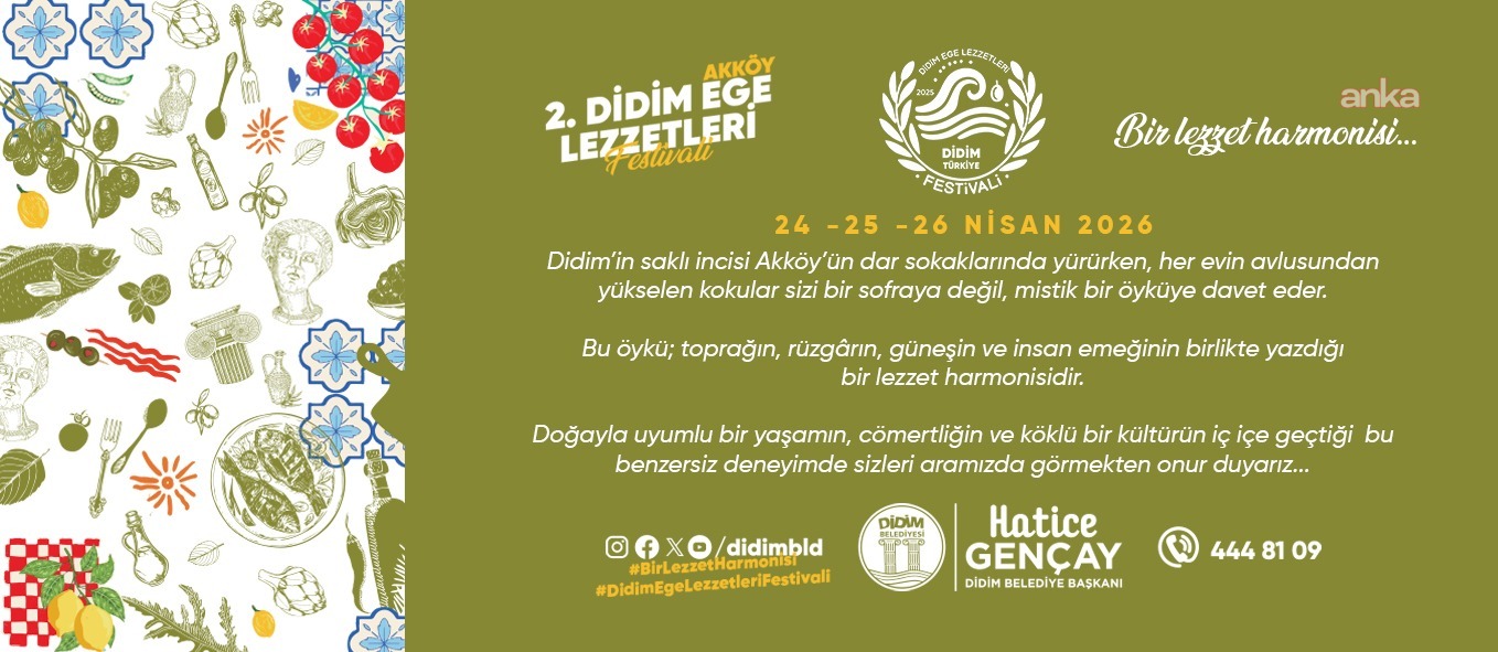 Didim’de Ege Lezzetleri Festivali için geri sayım başladı