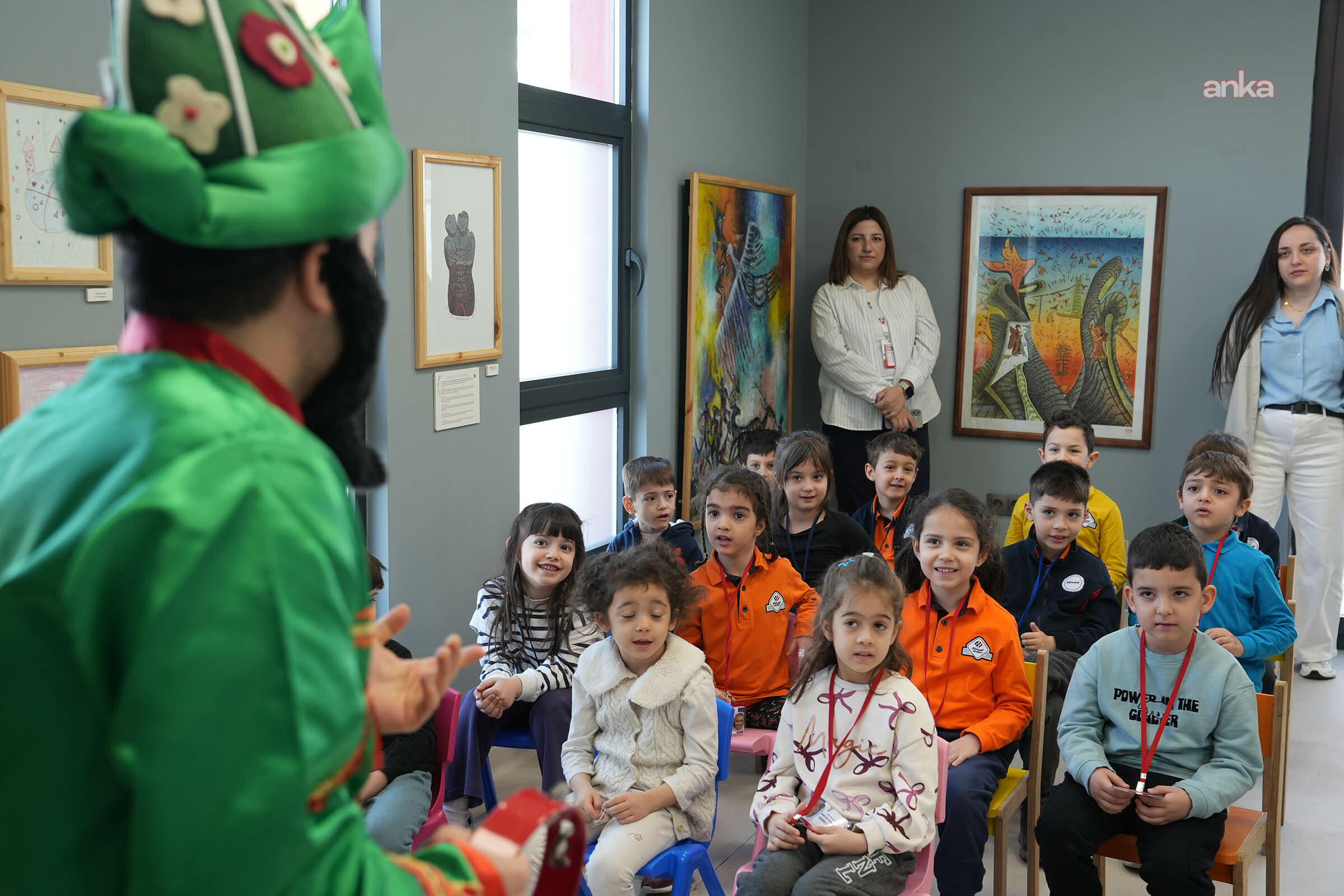 Keçiören Kültür Elçileri Çocuk Sanat Müzesi’nde Dünya Sanat Günü coşkusu
